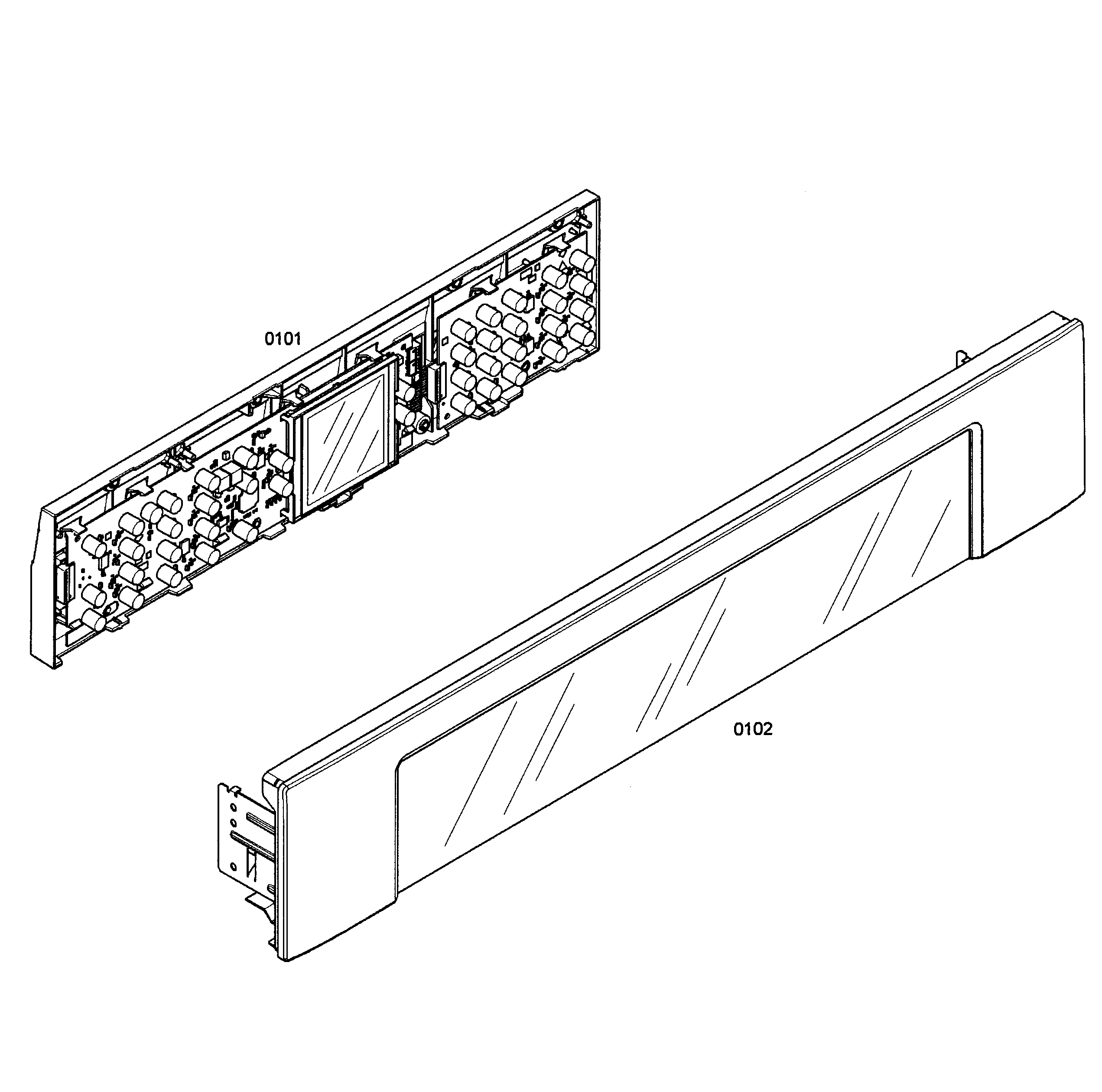 Bosch HBL8450UC/01 control panel diagram