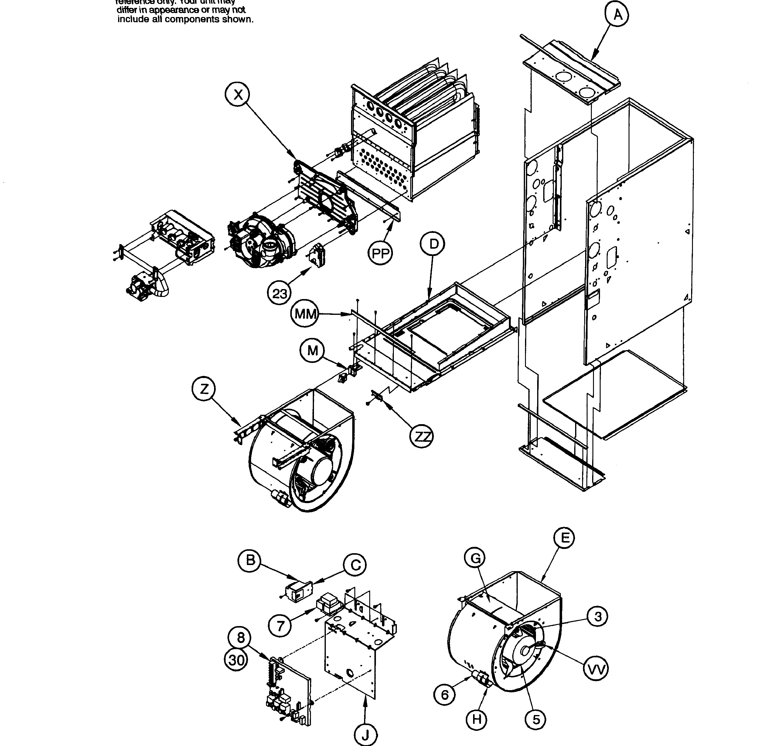 ICP N9MSE1402420A1 main assy diagram