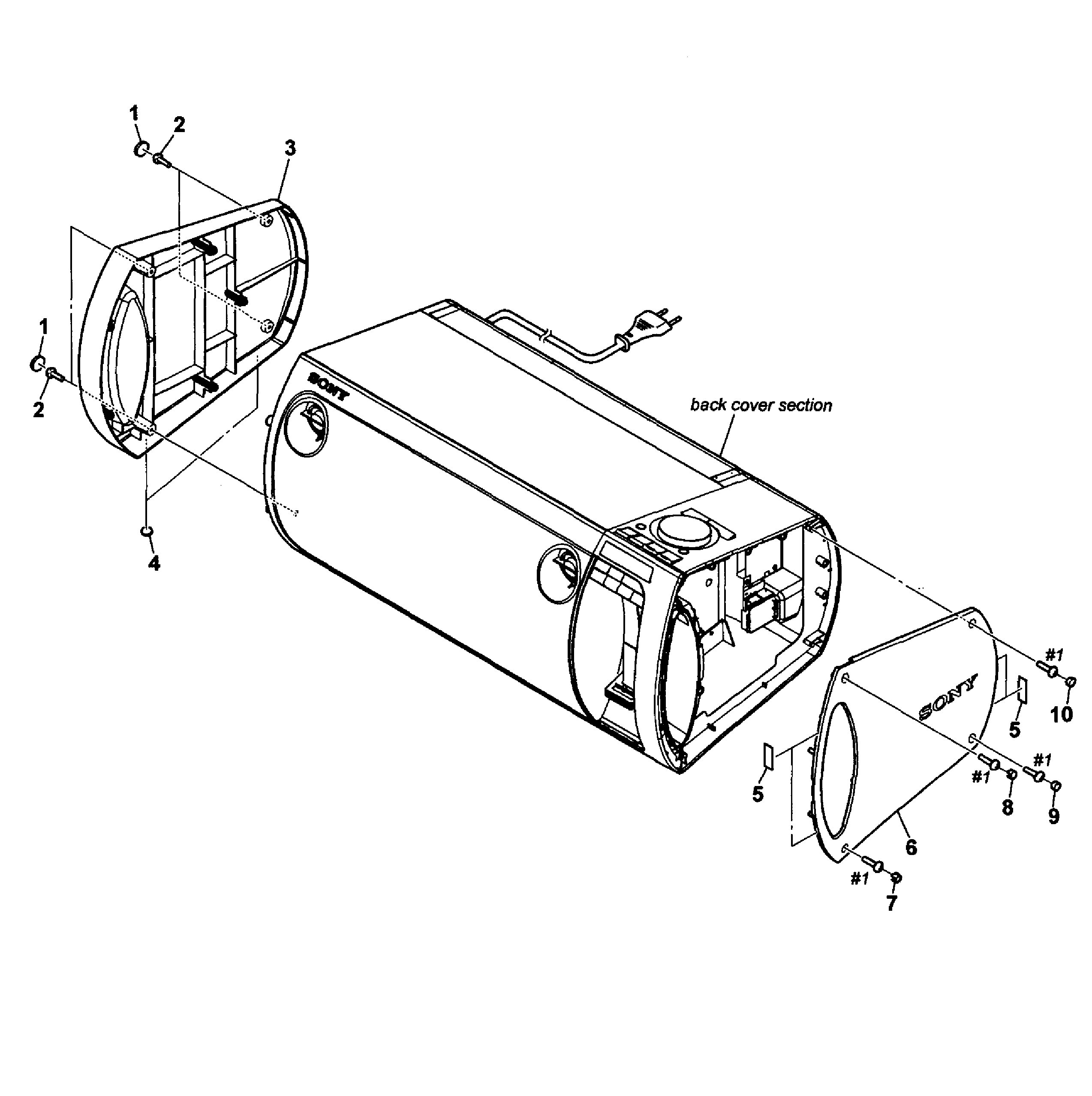Sony RDH-GTK37IP side panels diagram