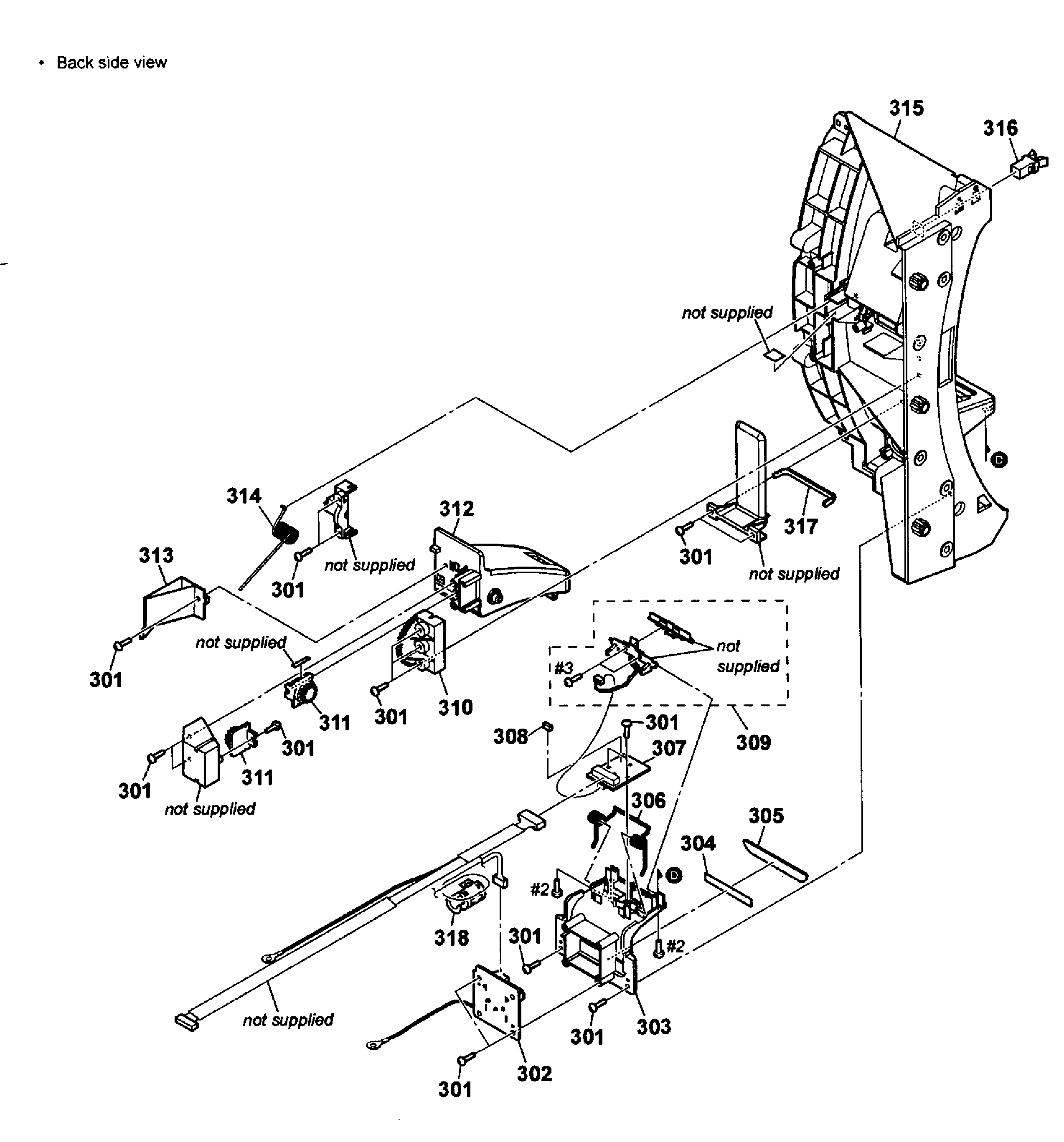 Sony RDH-GTK37IP front panel diagram