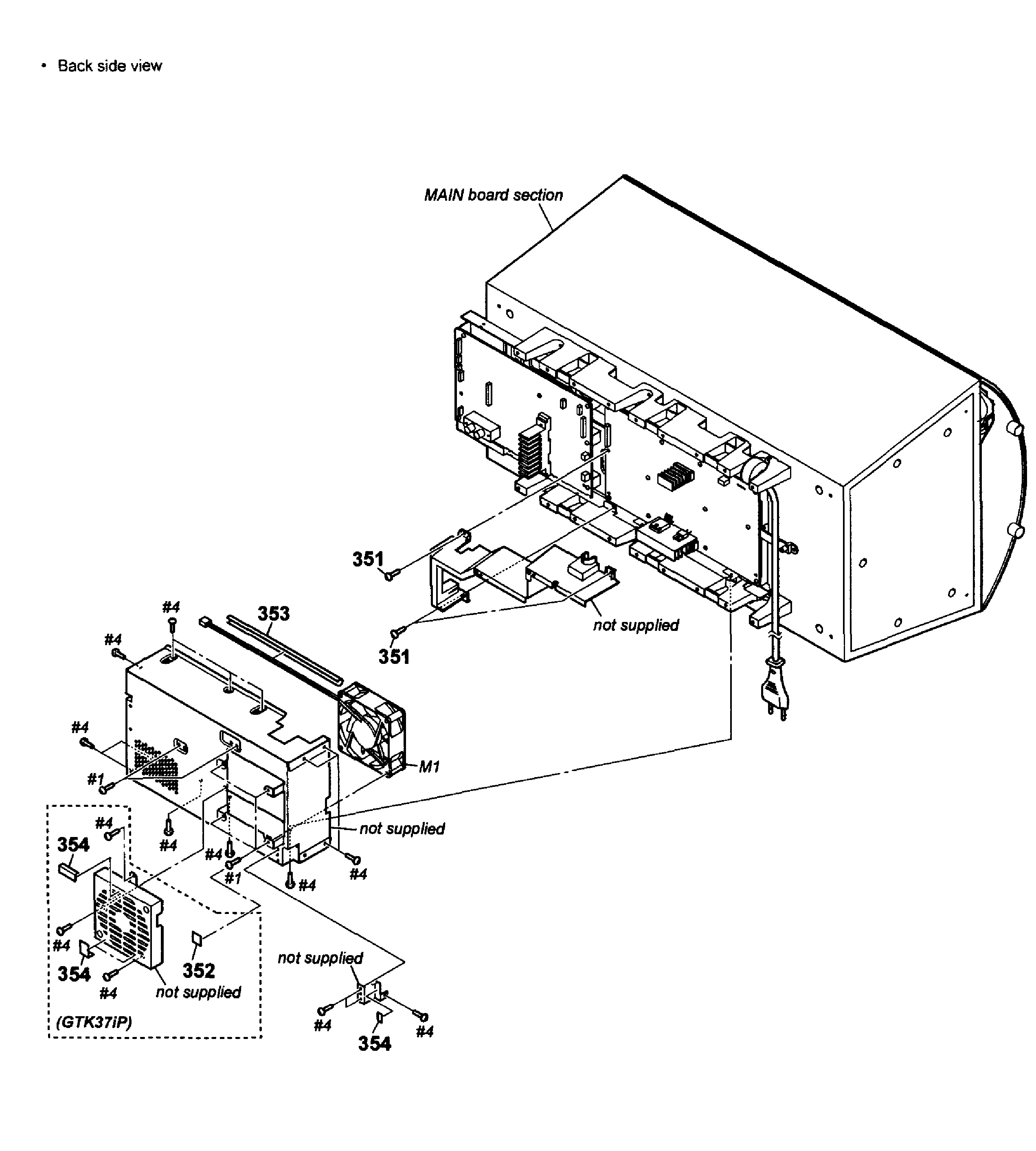 Sony RDH-GTK37IP dc fan assy diagram