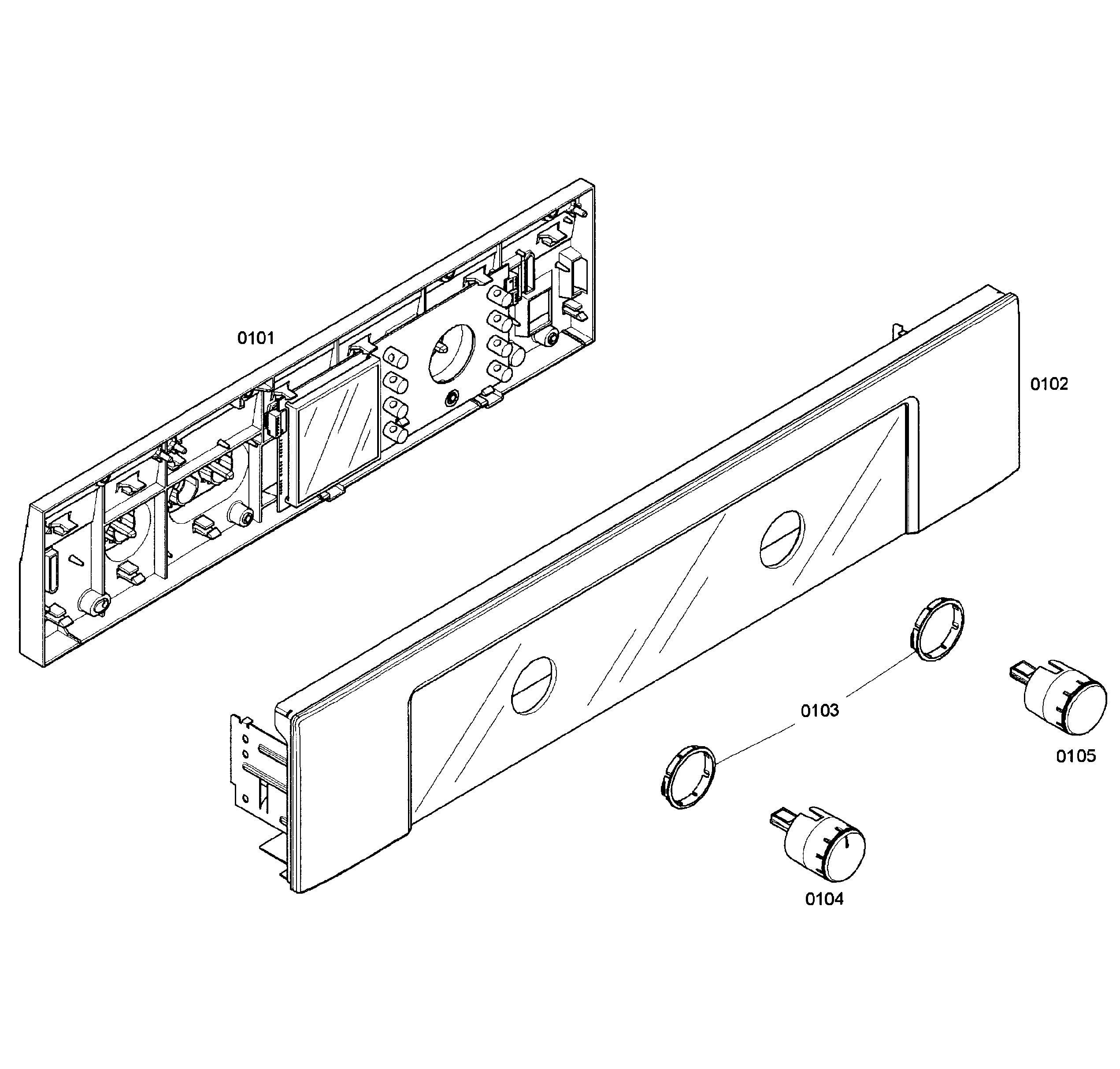 Bosch HBN5450UC/01 control panel diagram