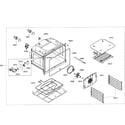 Bosch HBN5450UC/01 oven assy diagram