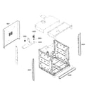 Bosch HBN5450UC/01 cabinet assy diagram