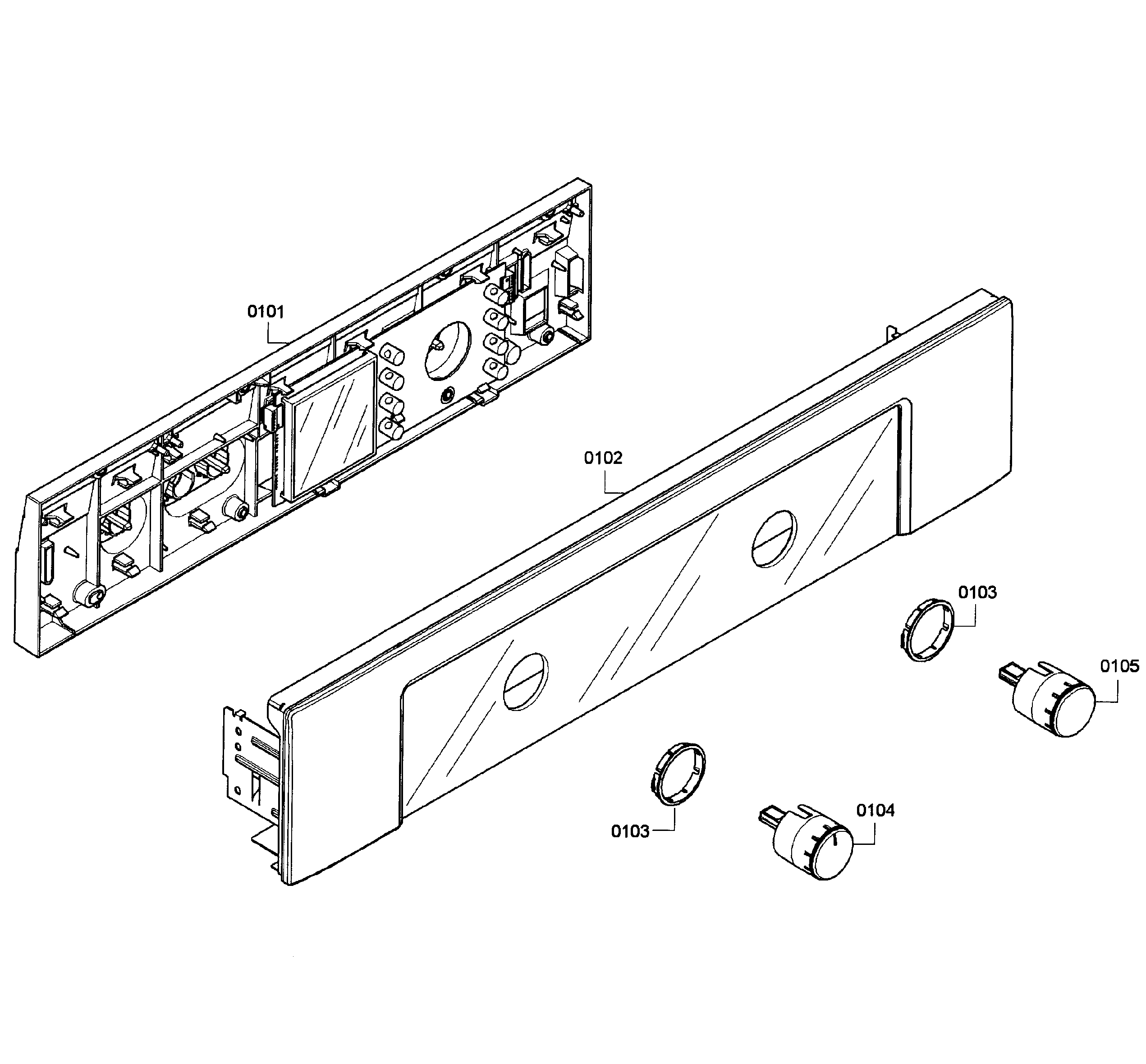 Bosch HBN5450UC/07 control panel diagram