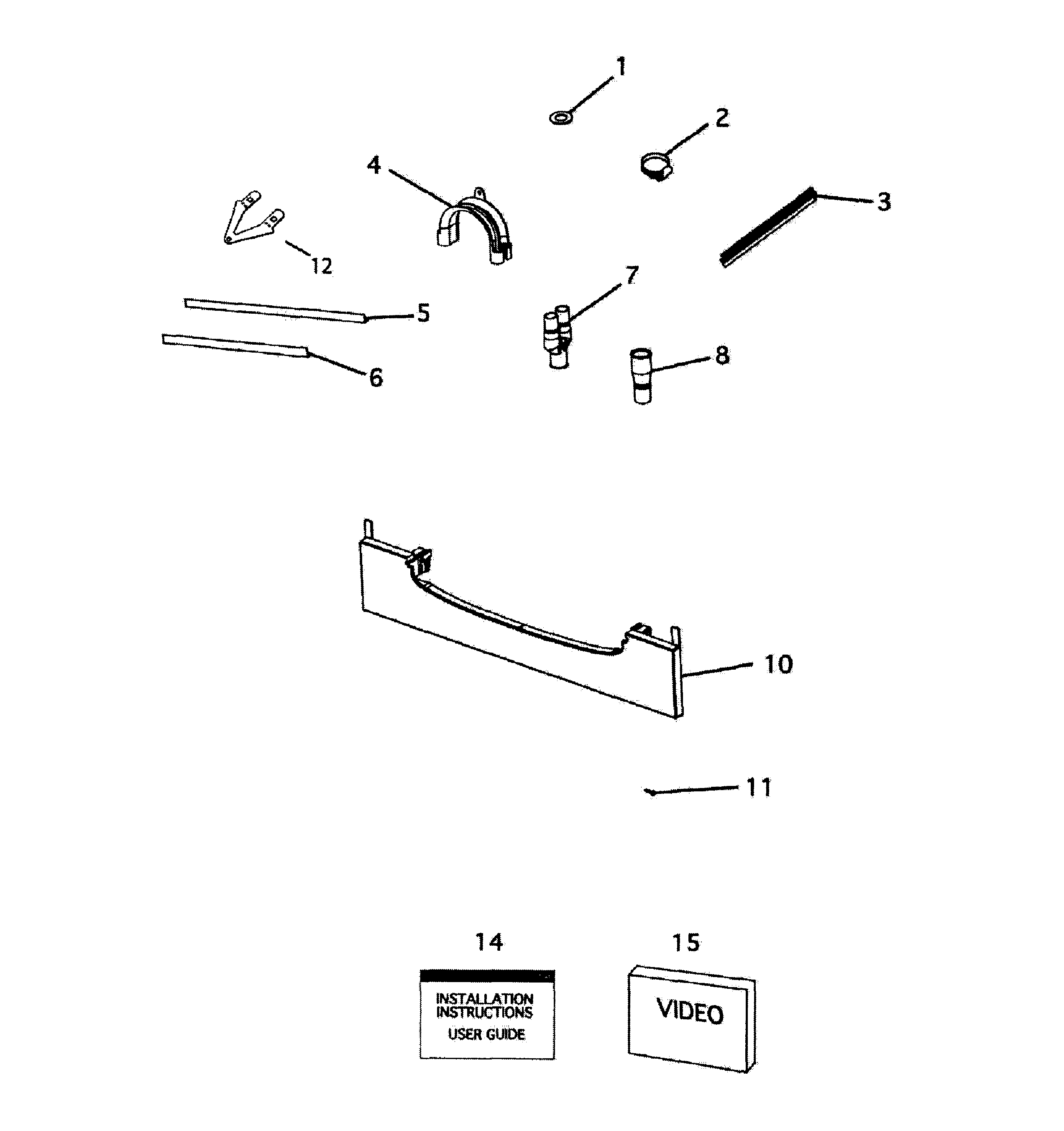 Fisher & Paykel DD603-88445-B accessories diagram