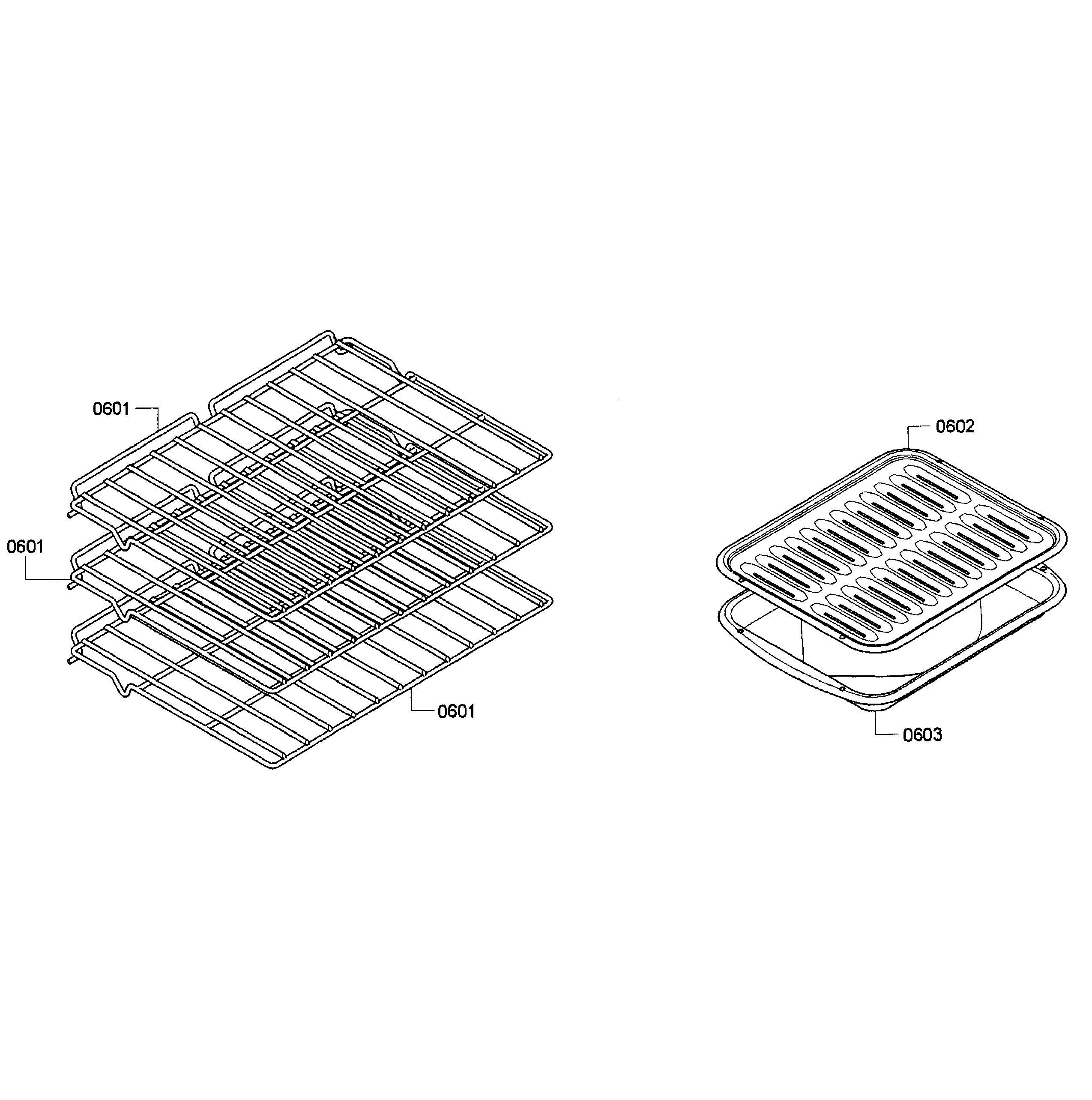 Bosch HBN3450UC/01 shelfs diagram