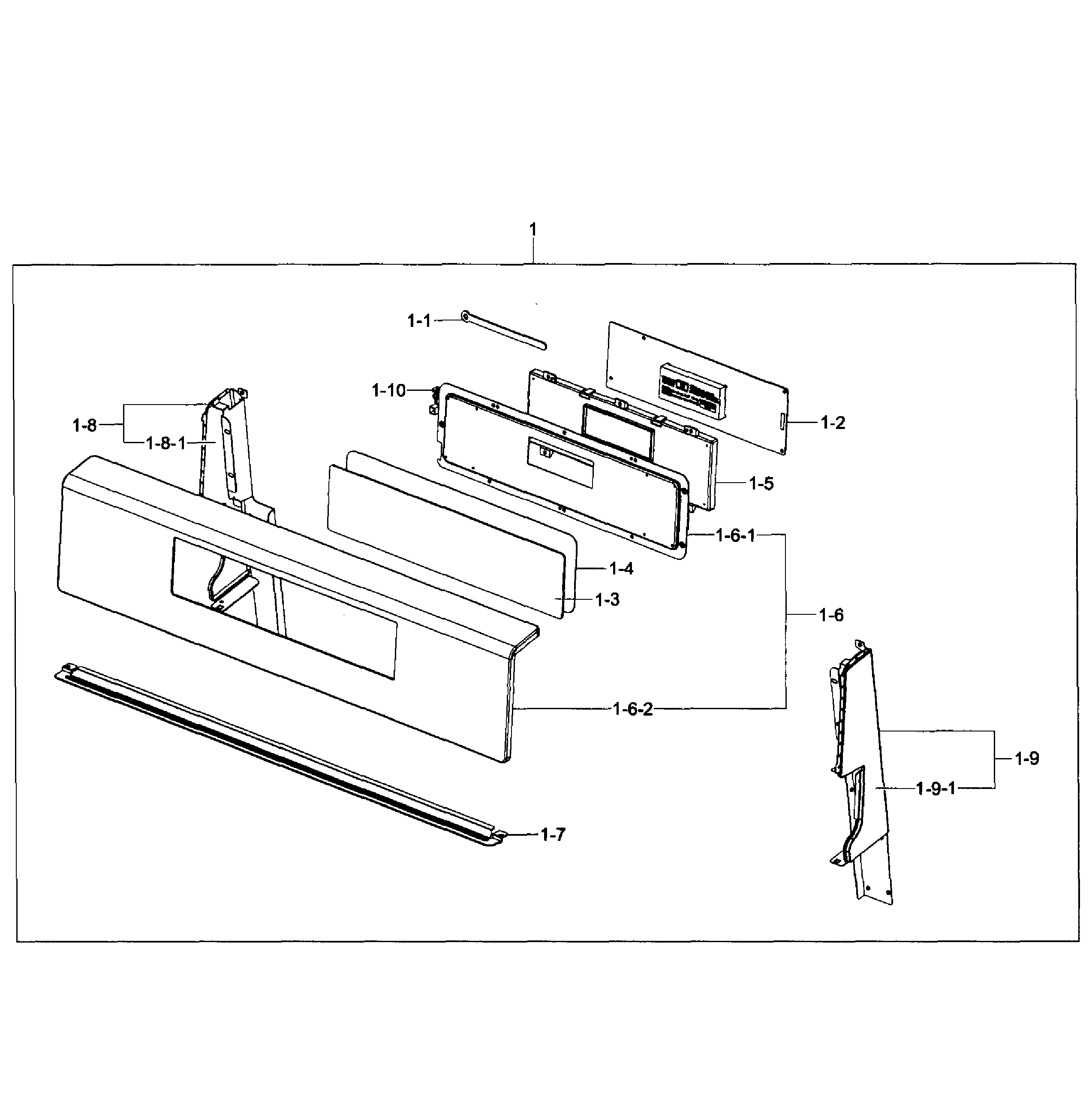 Samsung FX710BGS/XAA-02 control panel diagram