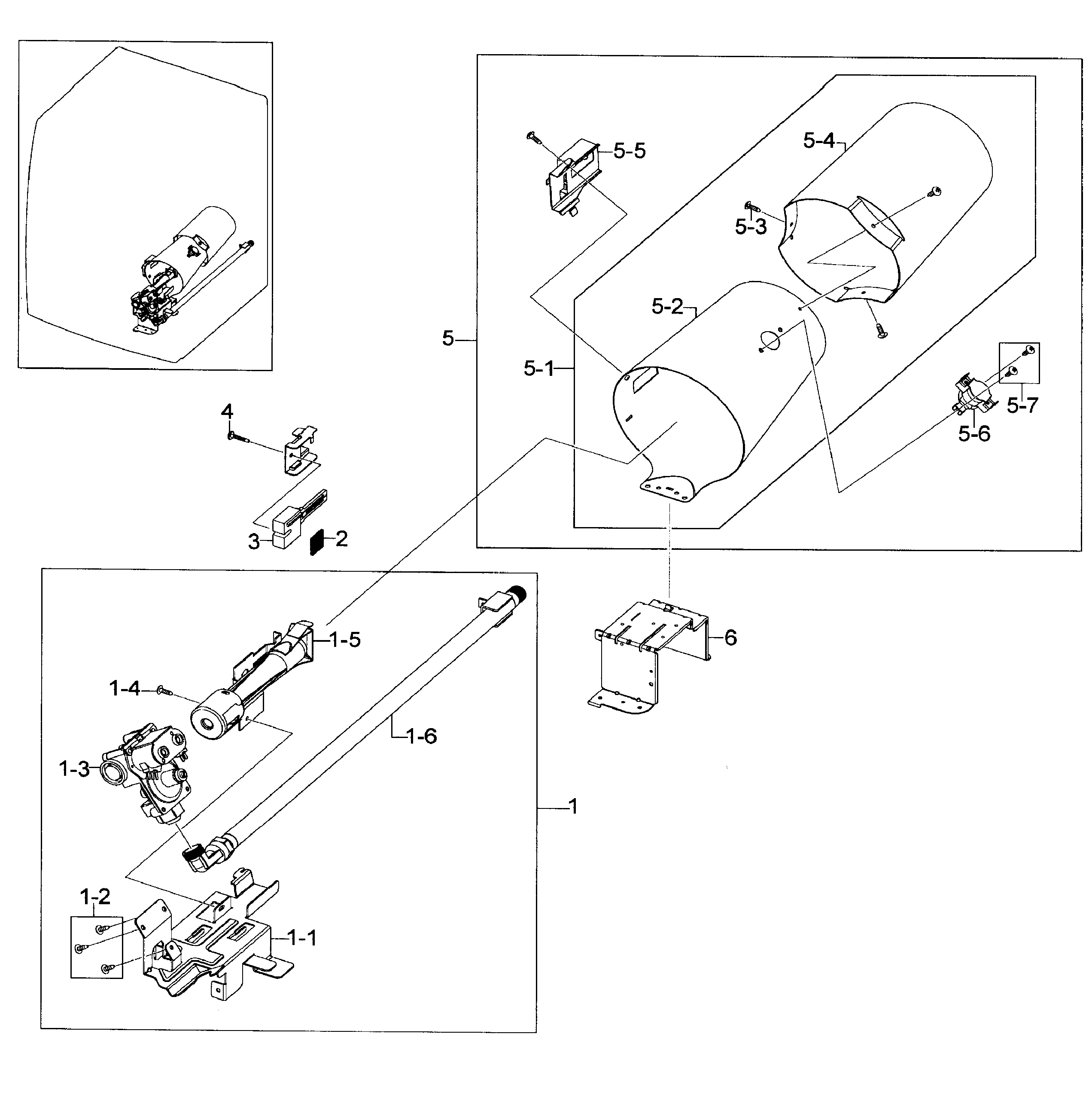 Samsung DV448AGE/XAA-01 heater assy diagram