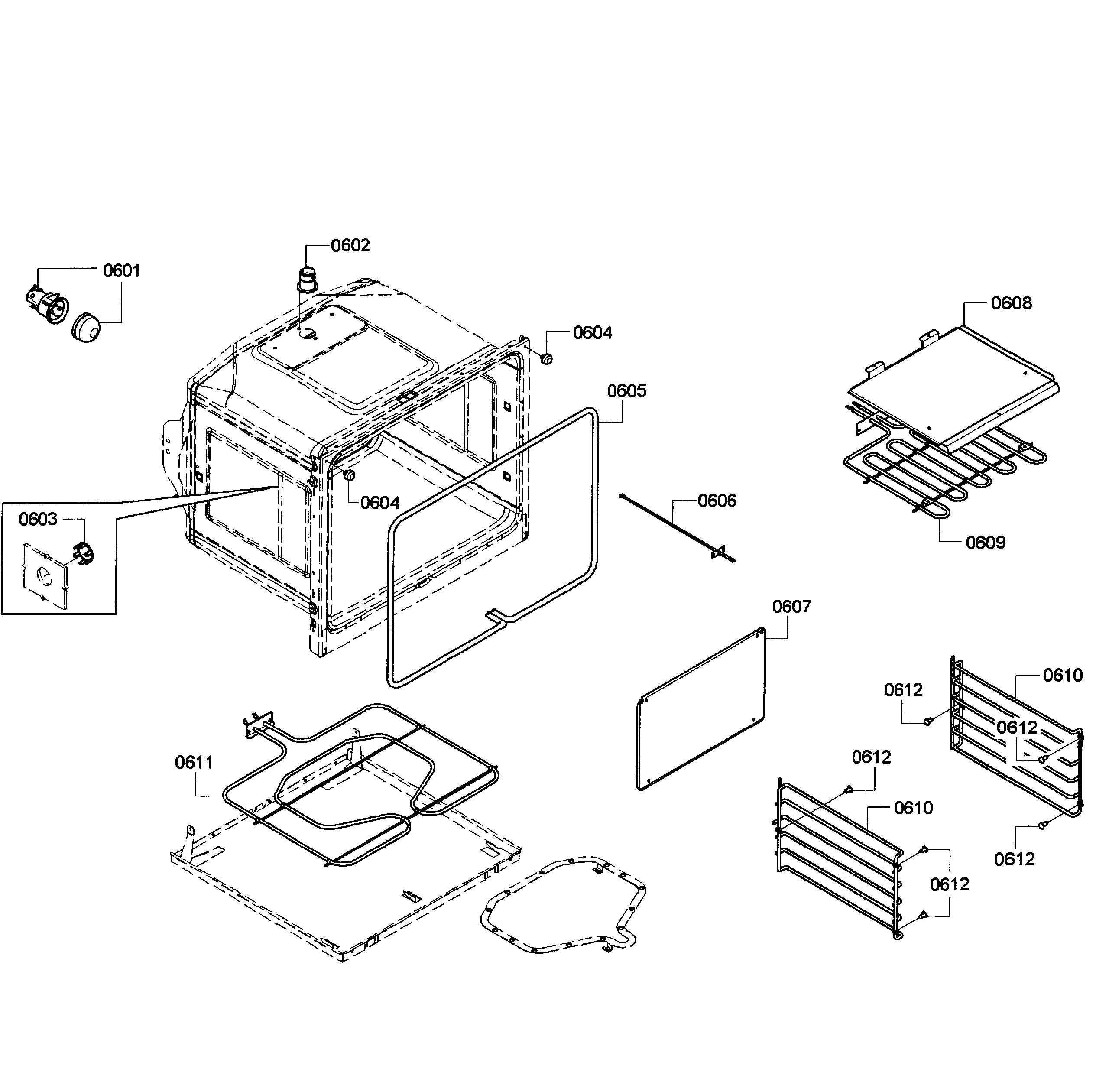 Bosch HBN3550UC/10 oven lower diagram