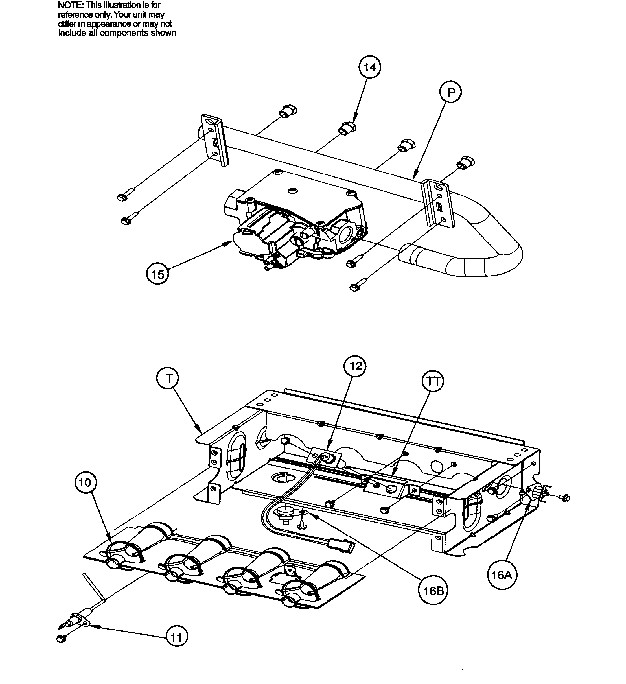 ICP F9MAC0601714A1 burner diagram