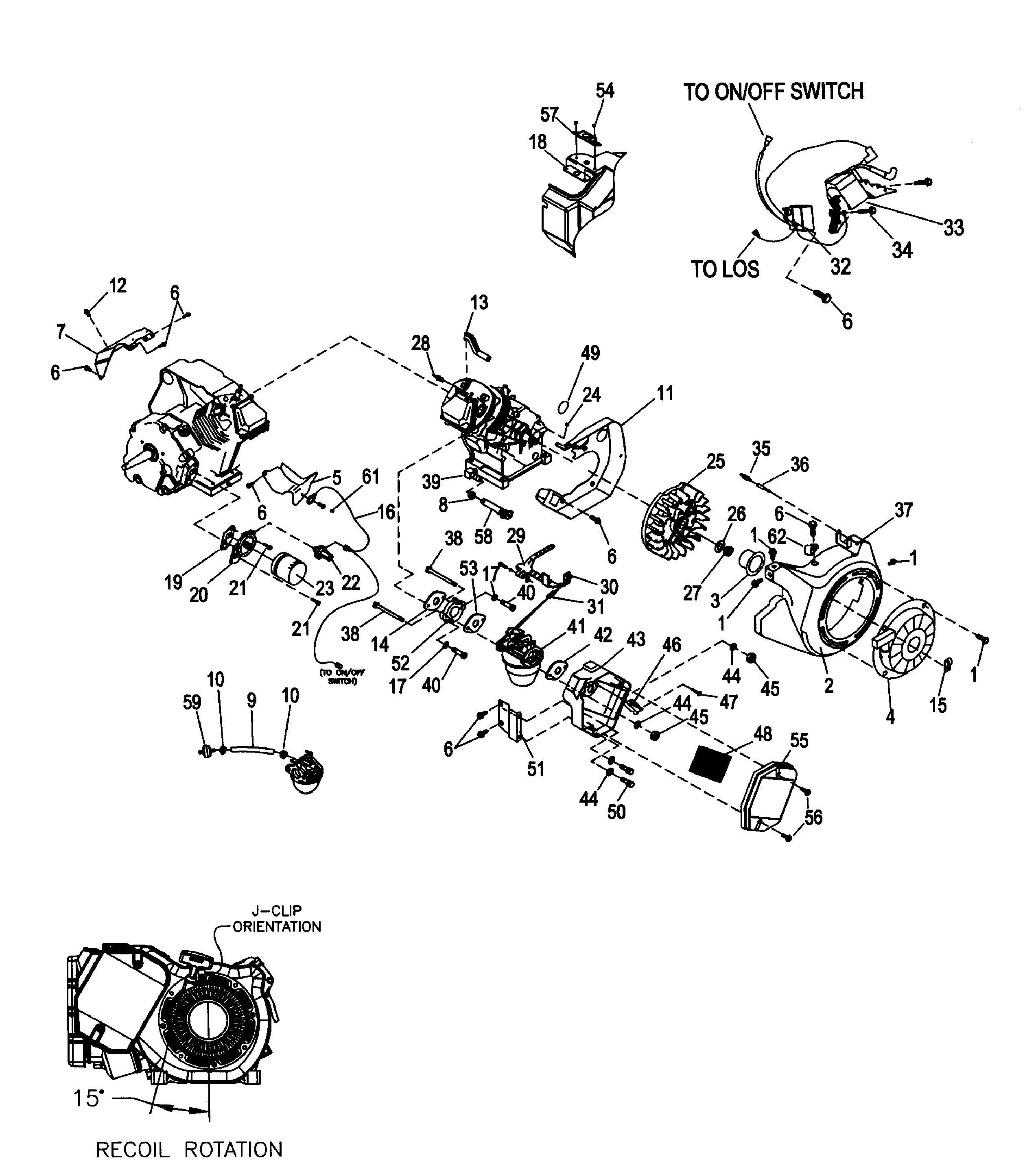 Generac XG8000-5800-0 pump 2 assy diagram