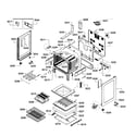 Bosch HES3063U/06 oven assy diagram