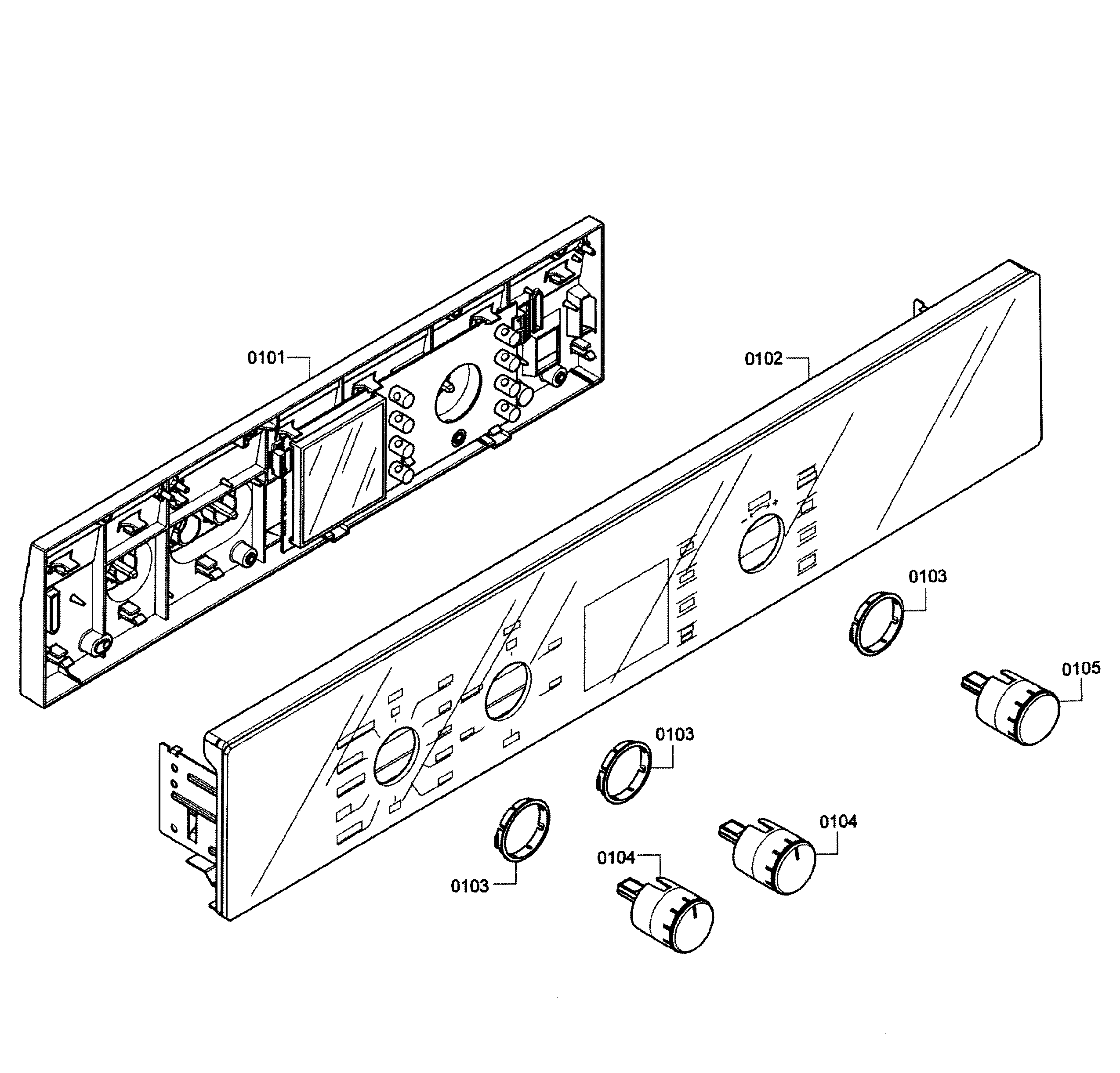 Bosch HBL3560UC/09 control panel diagram
