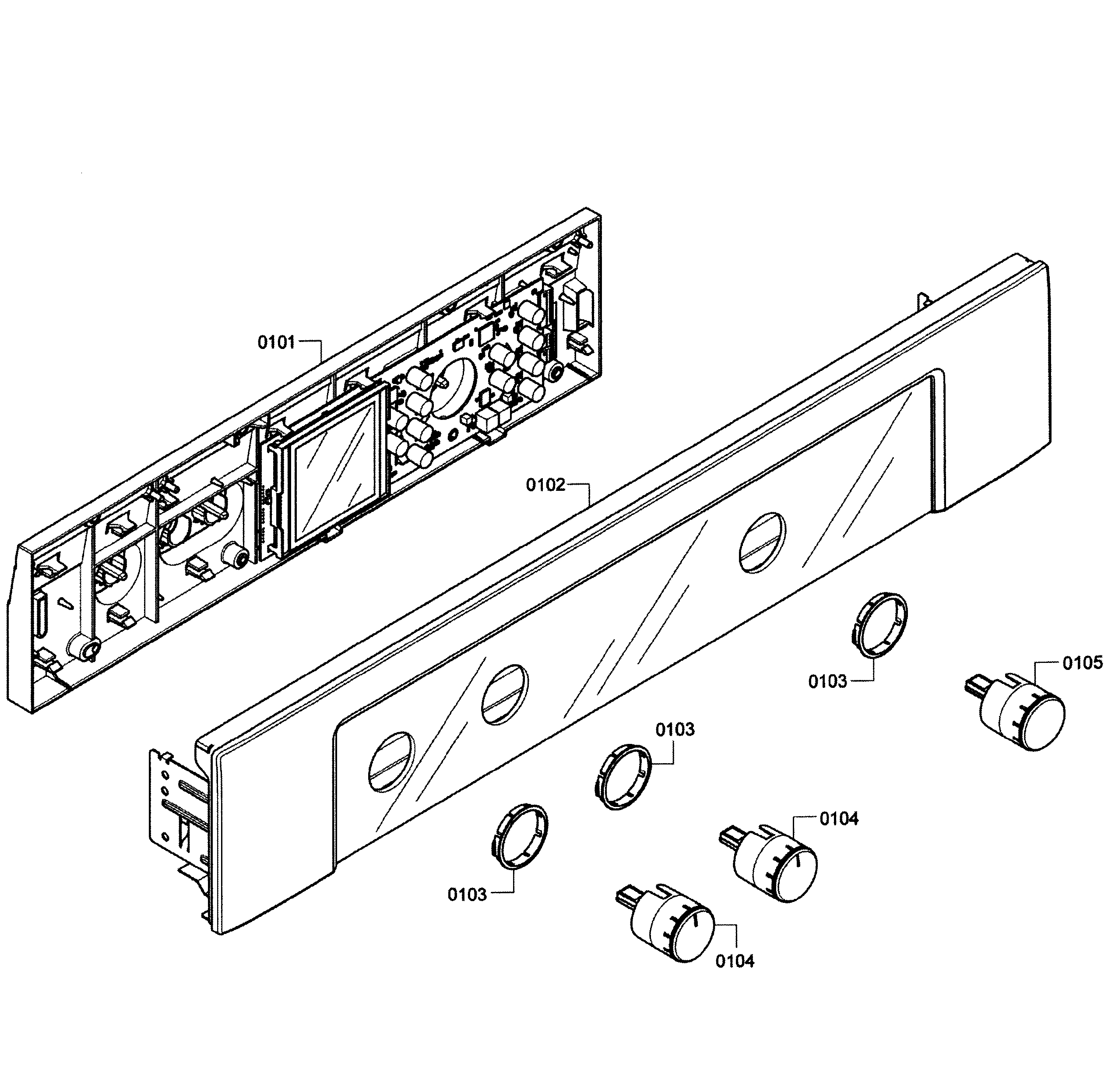 Bosch HBL5660UC/09 control panel diagram