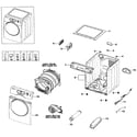 Samsung DV328AEW/XAA-01 main assy diagram