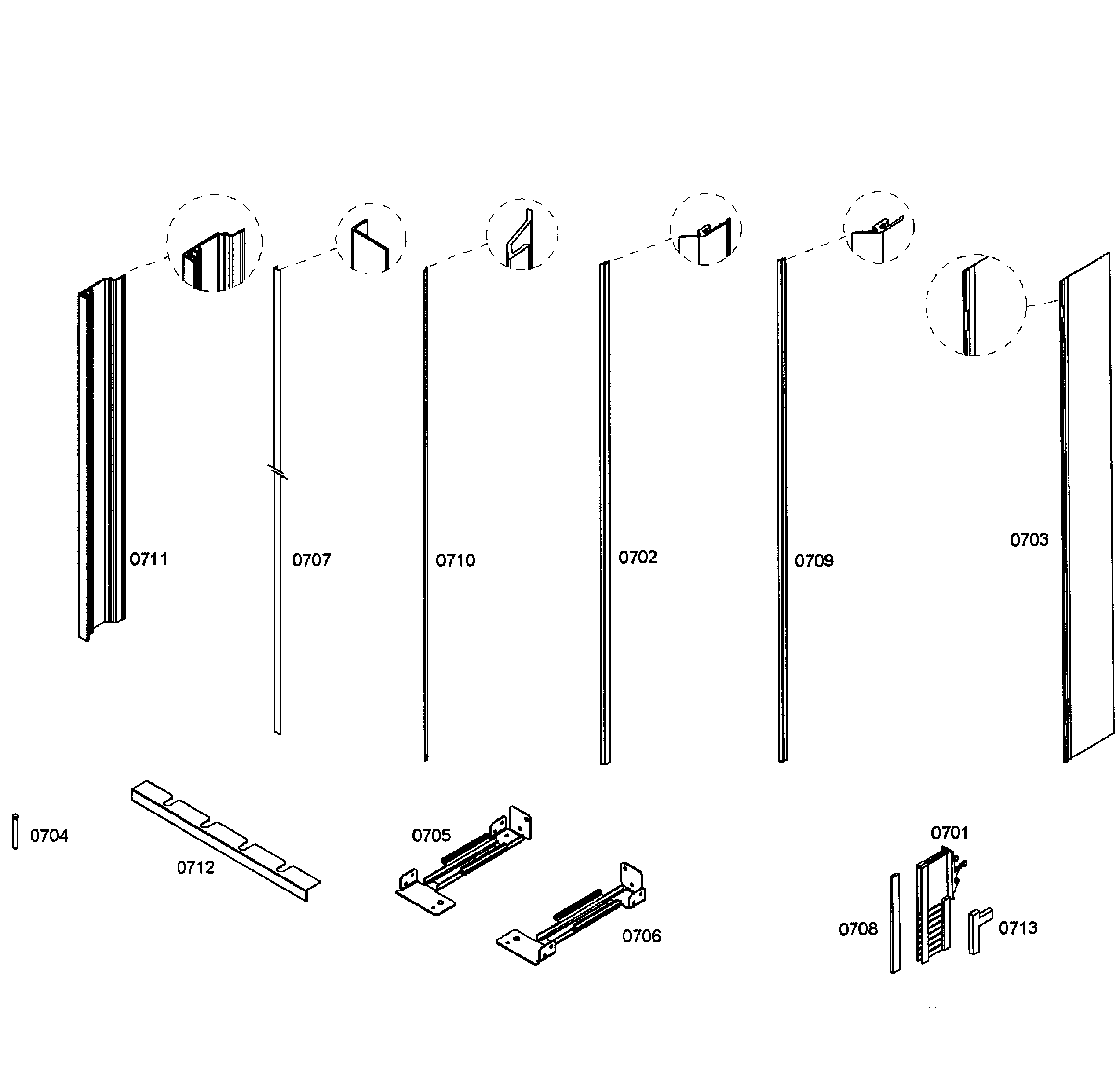 Thermador T36IT71NNP/07 strips diagram