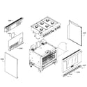 Thermador PRG366JG/02 main assy diagram