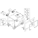 Thermador PRG366JG/02 cabinet assy diagram