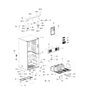 Samsung RF32FMQDBSR/AA-00 cabinet assy diagram