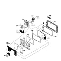 Sony HDR-PJ380/R lcd assy diagram