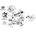 Generac 005747-1 frame assy diagram