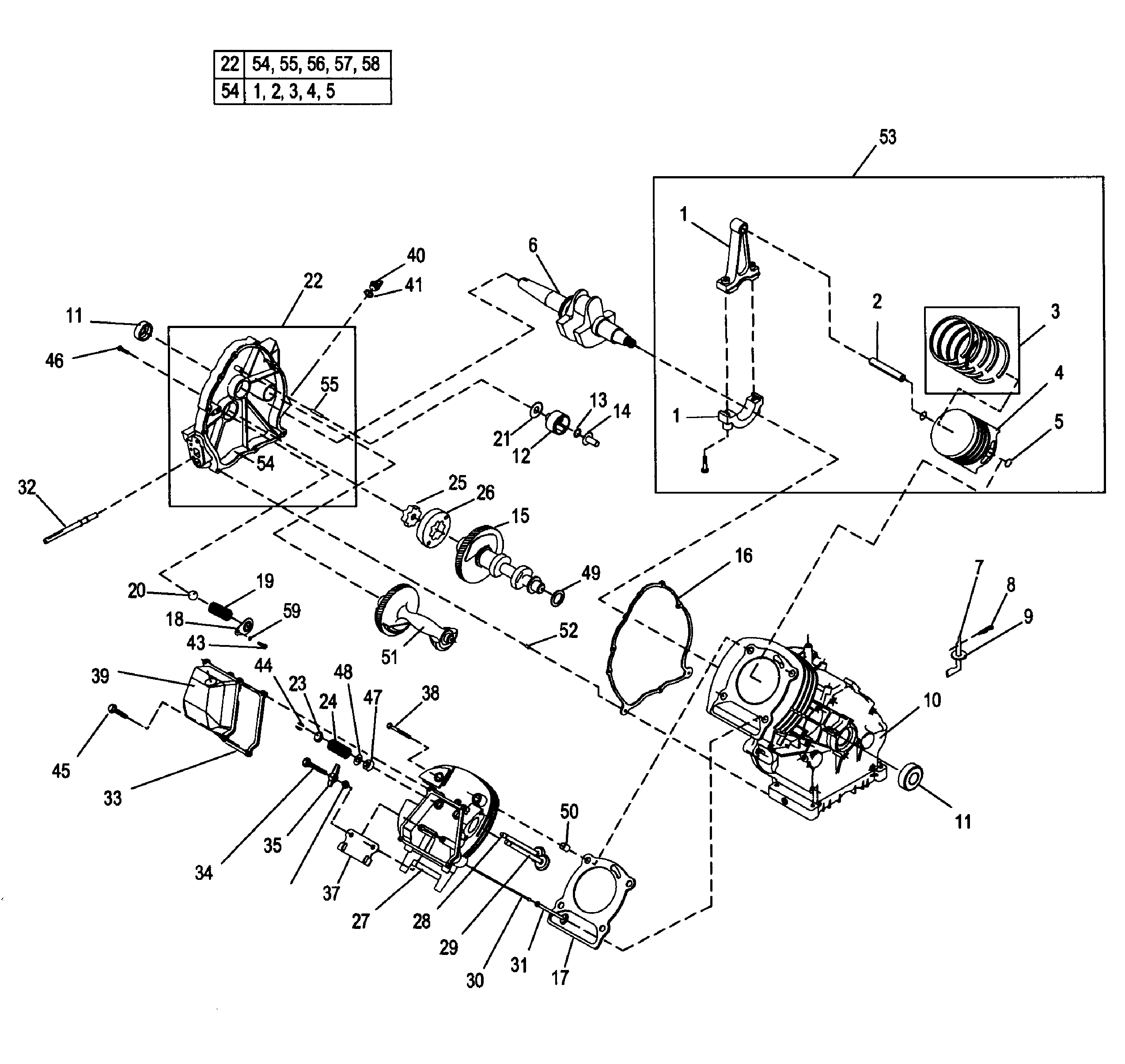 Generac 005747-0 engine 1 diagram