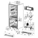 Samsung RB195ACBP/XAA-01 cabinet diagram