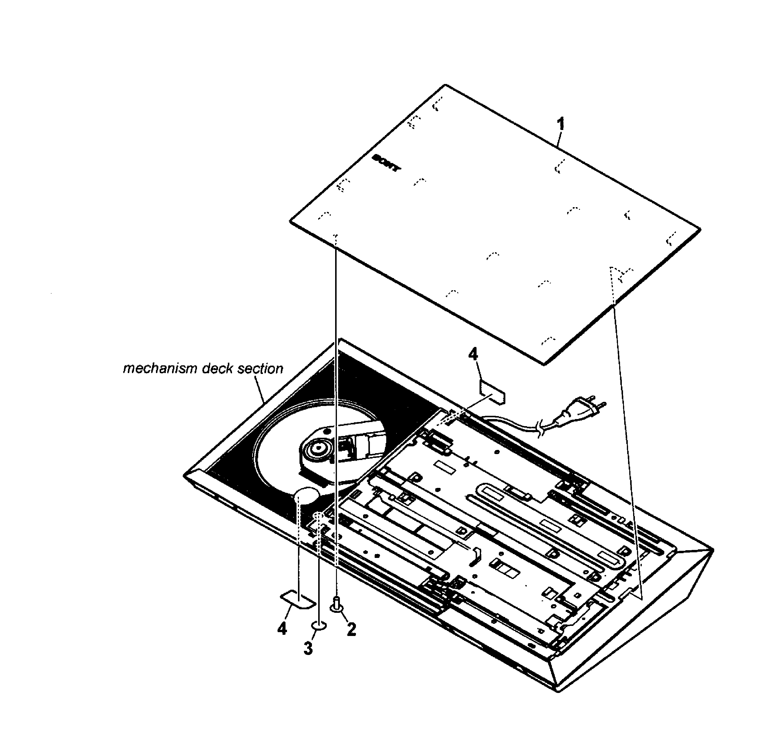 Sony BDV-N7100W overall assy diagram