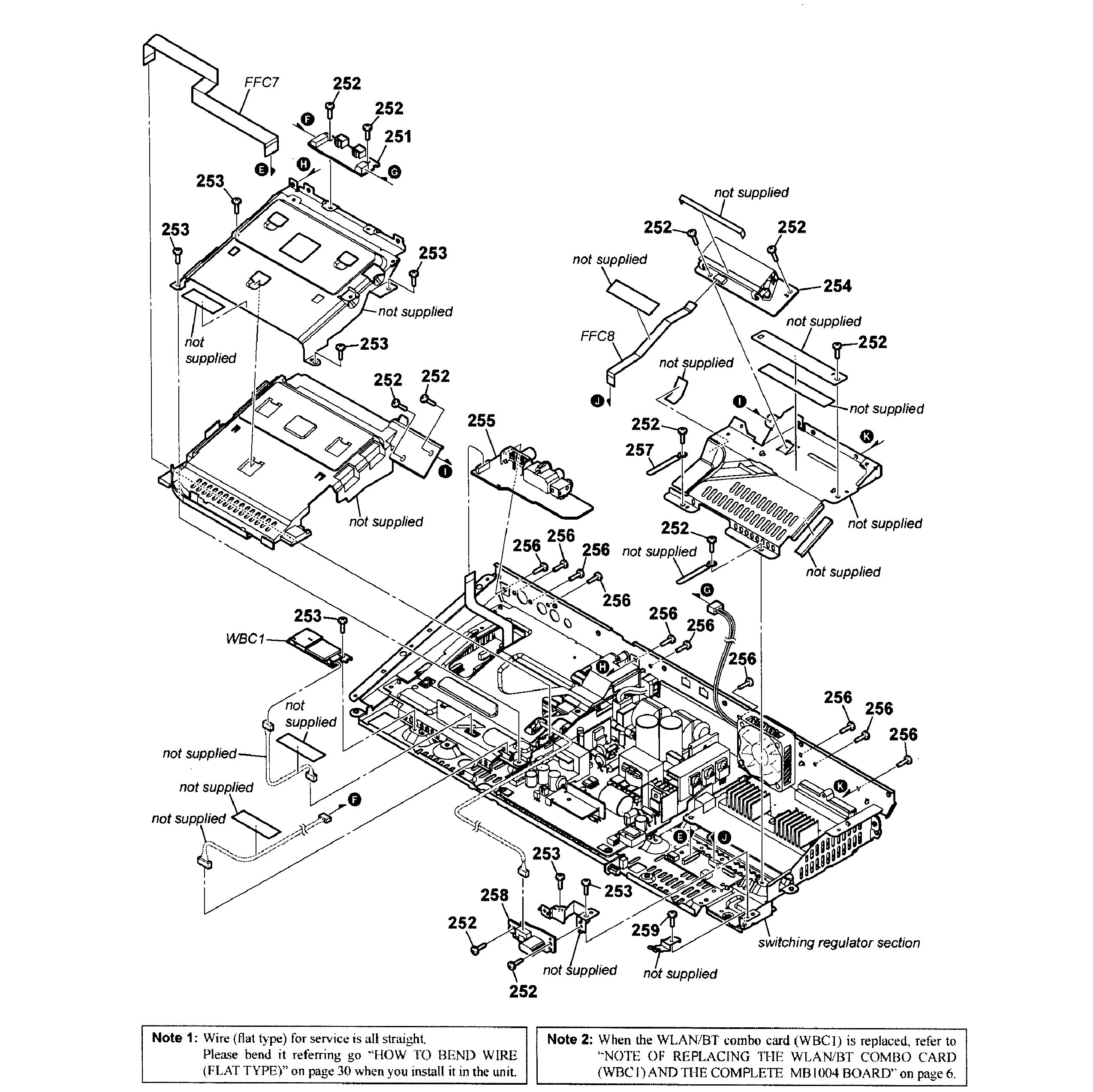 Sony BDV-N7100W shield diagram