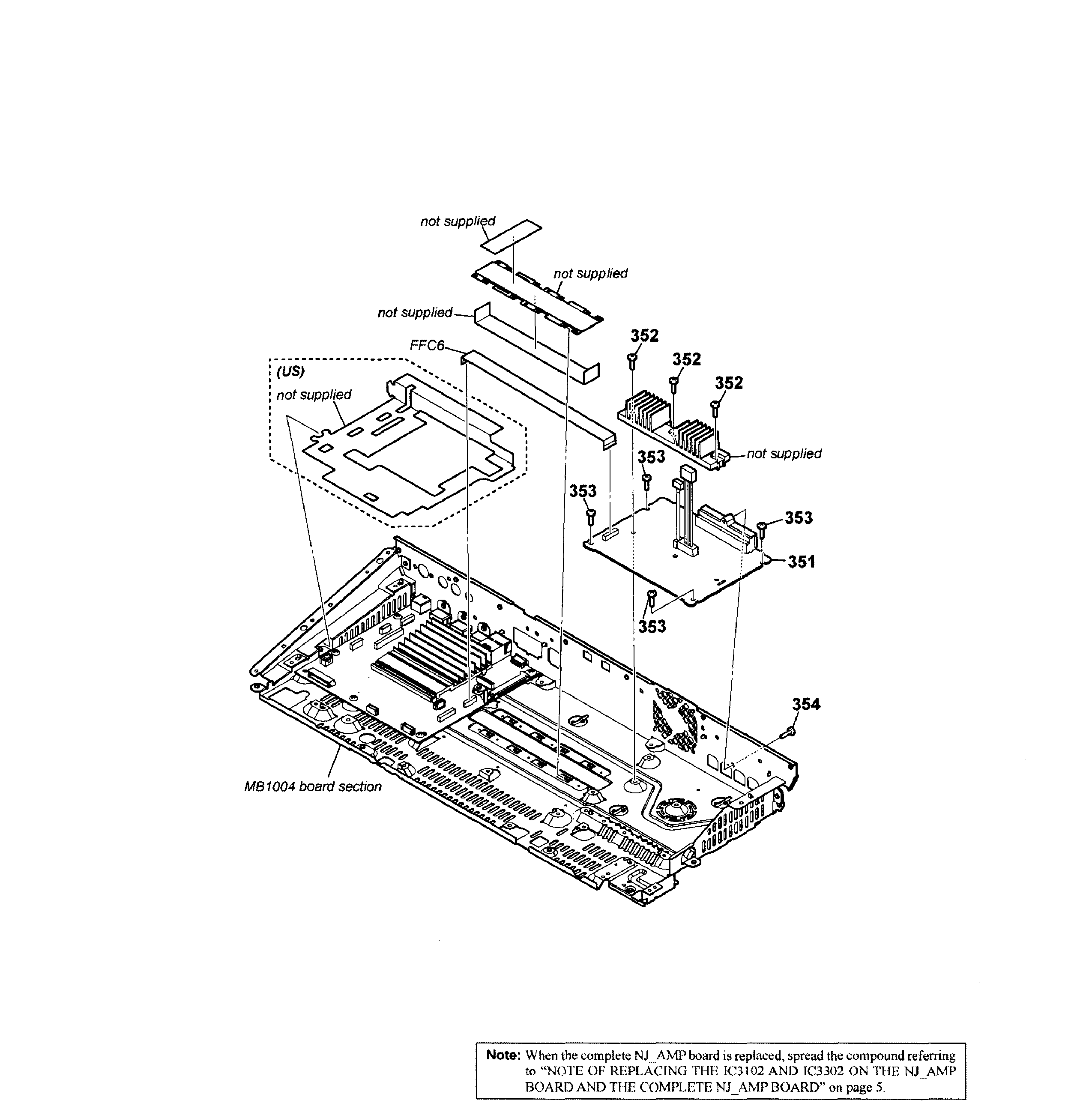 Sony BDV-N7100W pcb nj amp diagram
