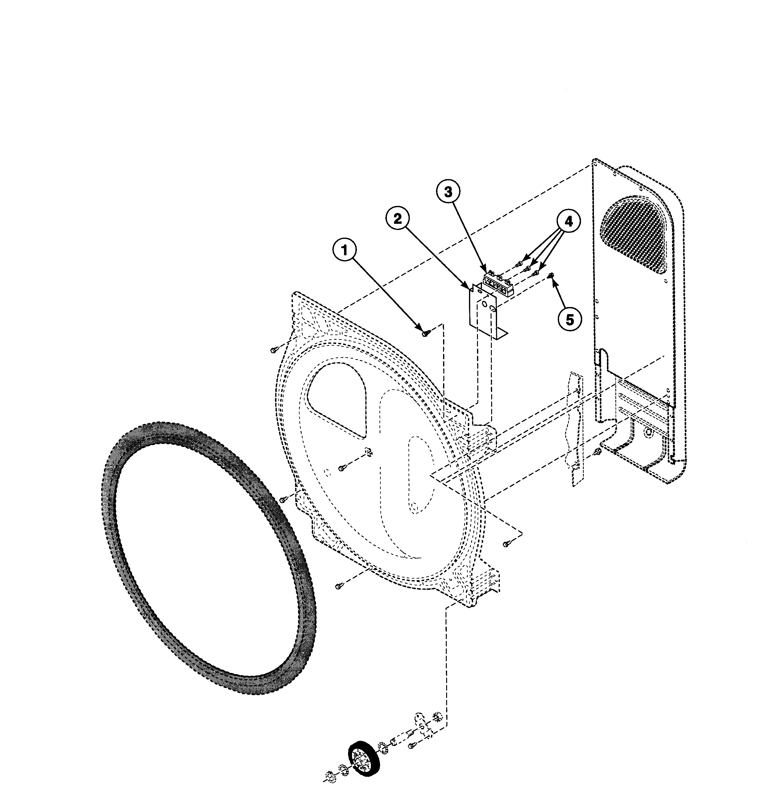 Speed Queen FEU17AWF1702 terminal block diagram