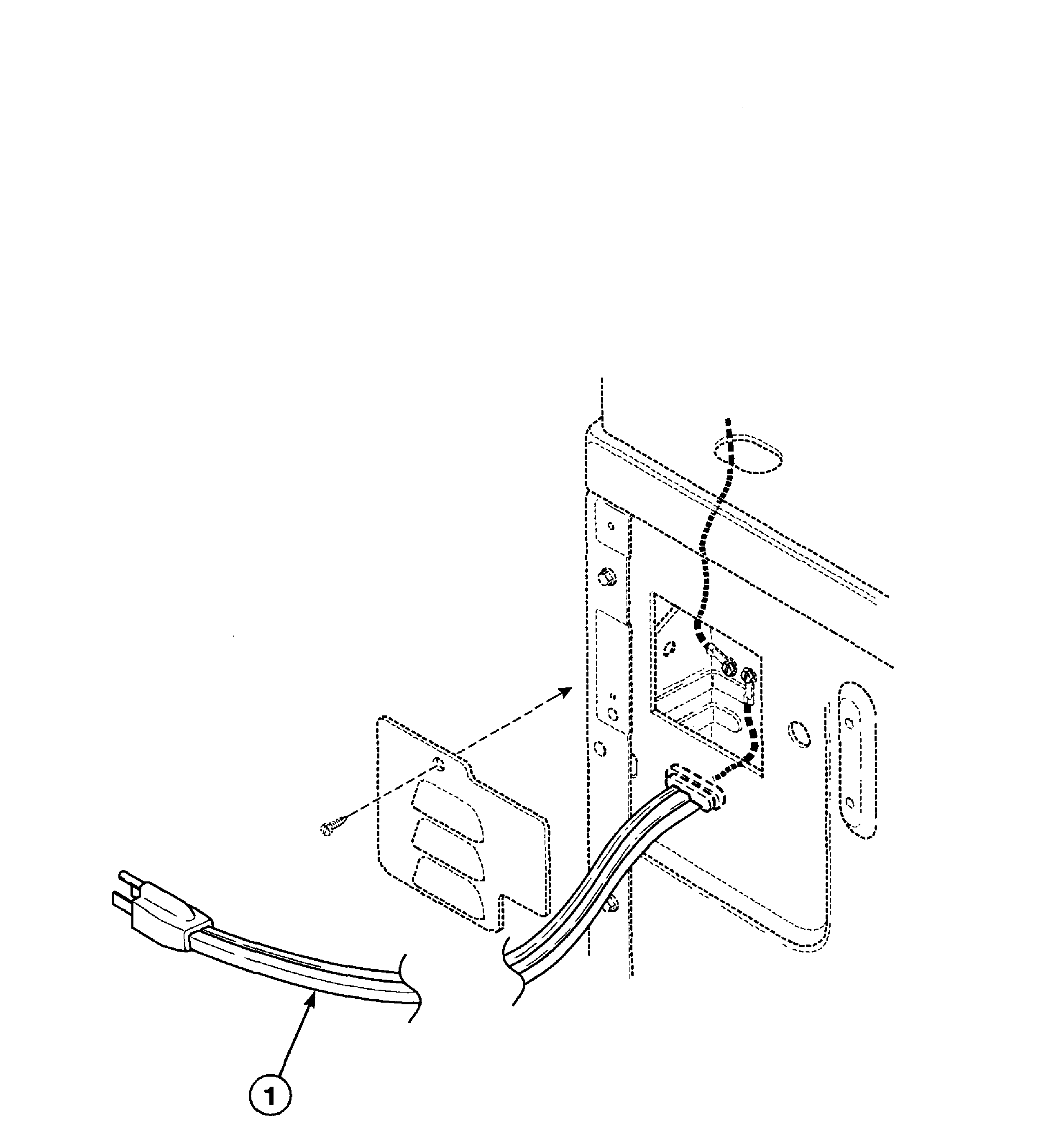 Speed Queen FEU17AWF1702 power cord diagram