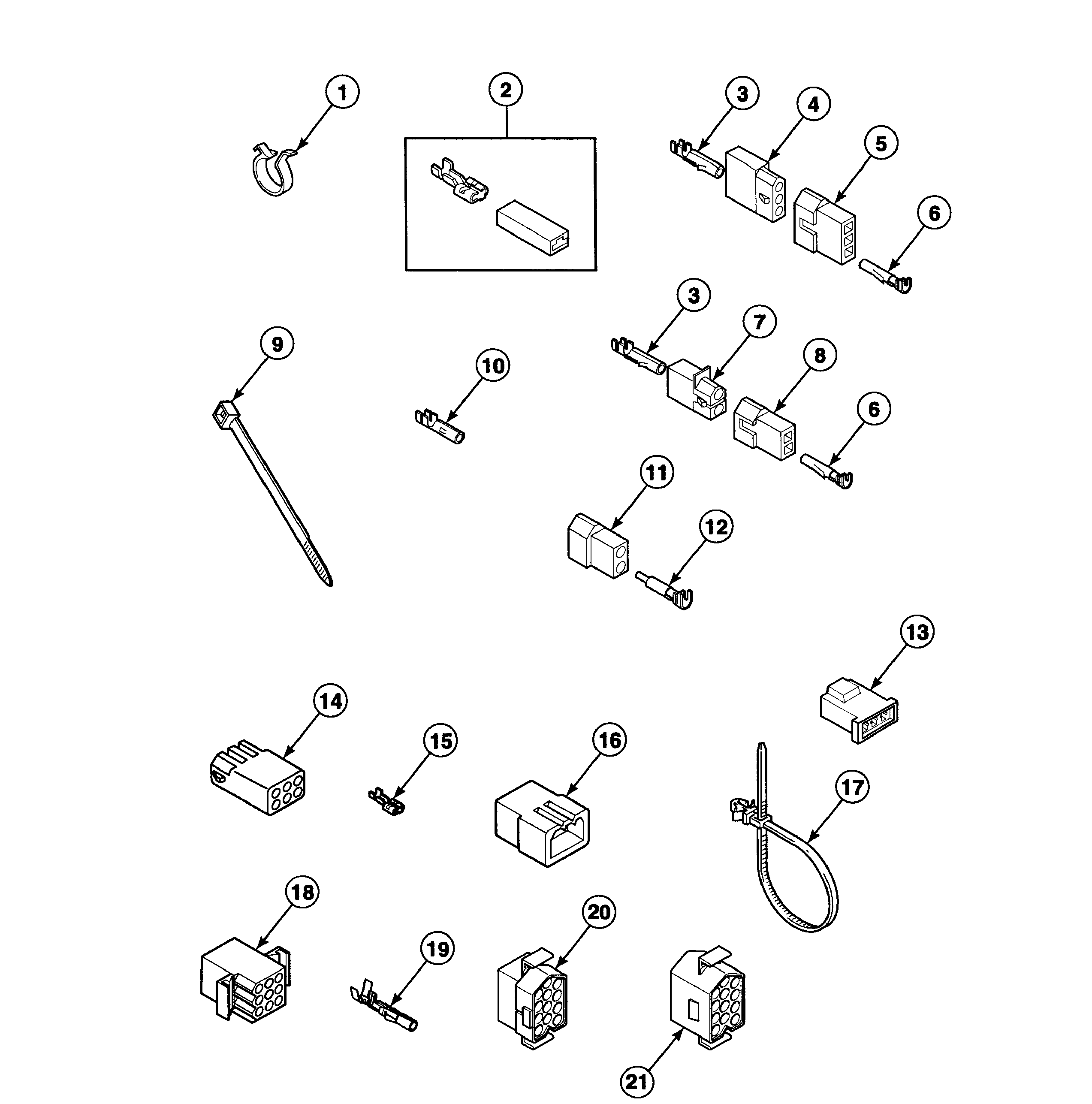 Speed Queen FEU17AWF1702 terminal block diagram