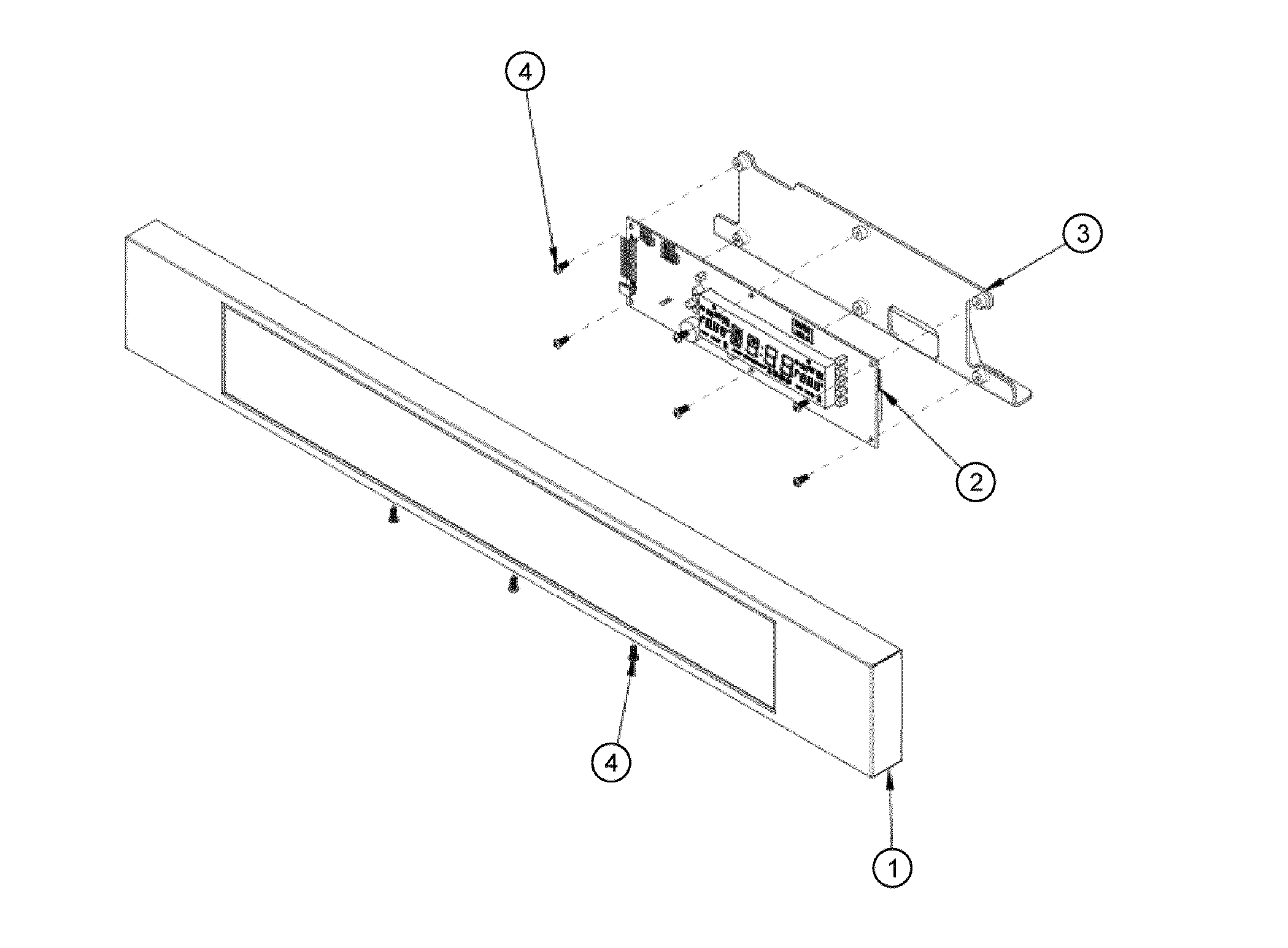Dacor RO130FS control panel diagram