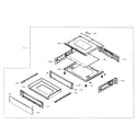 Samsung NE58F9500SS/AA-00 drawe assy diagram