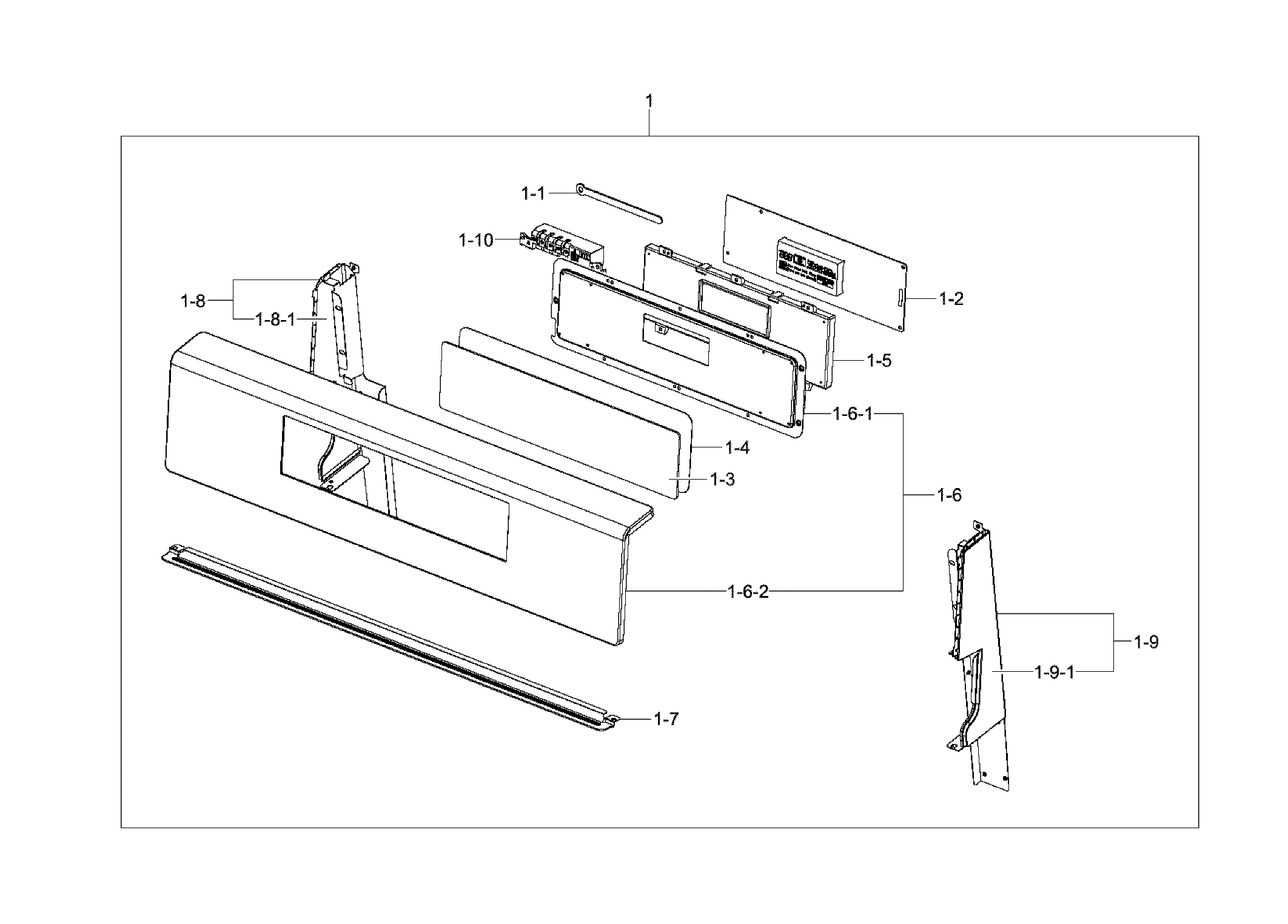 Samsung NX58F5500SB/AA-00 control box diagram