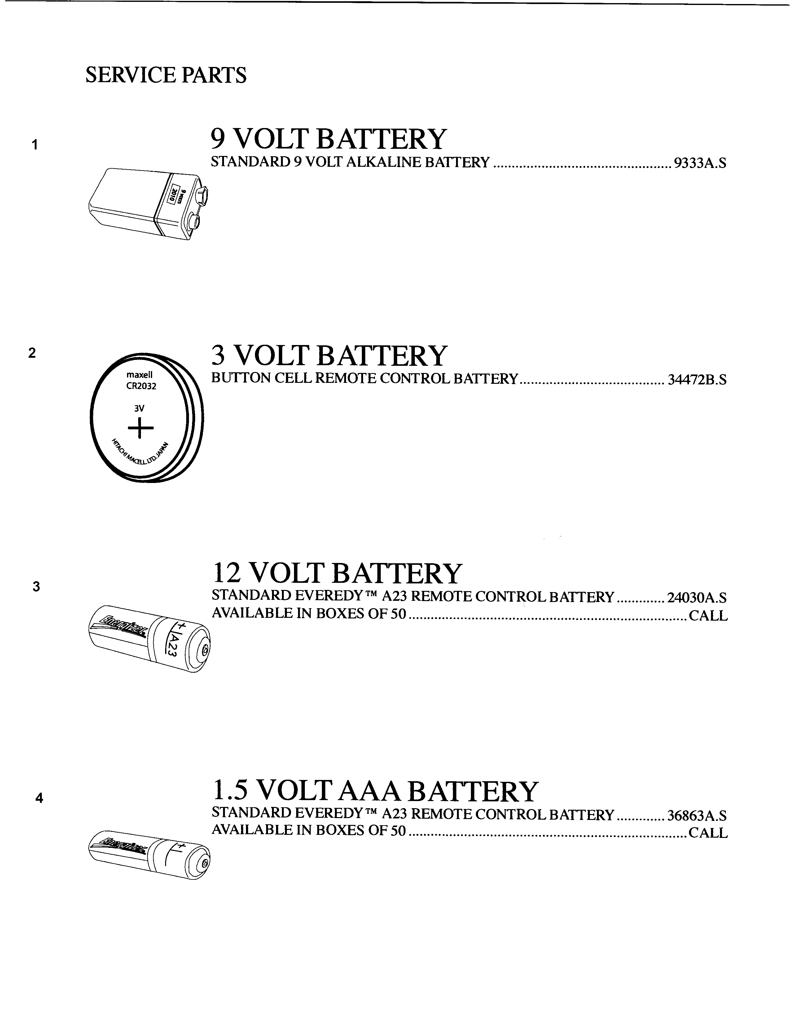 Genie 4024 accessories diagram