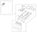 Samsung WF220ANW/XAA-01 drawer assy diagram