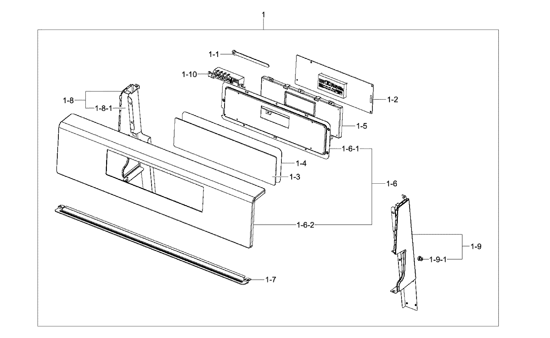 Samsung NX58F5700WS/AA-00 control box diagram