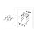 Samsung NE594R0ABSR/AA-00 drawer parts diagram