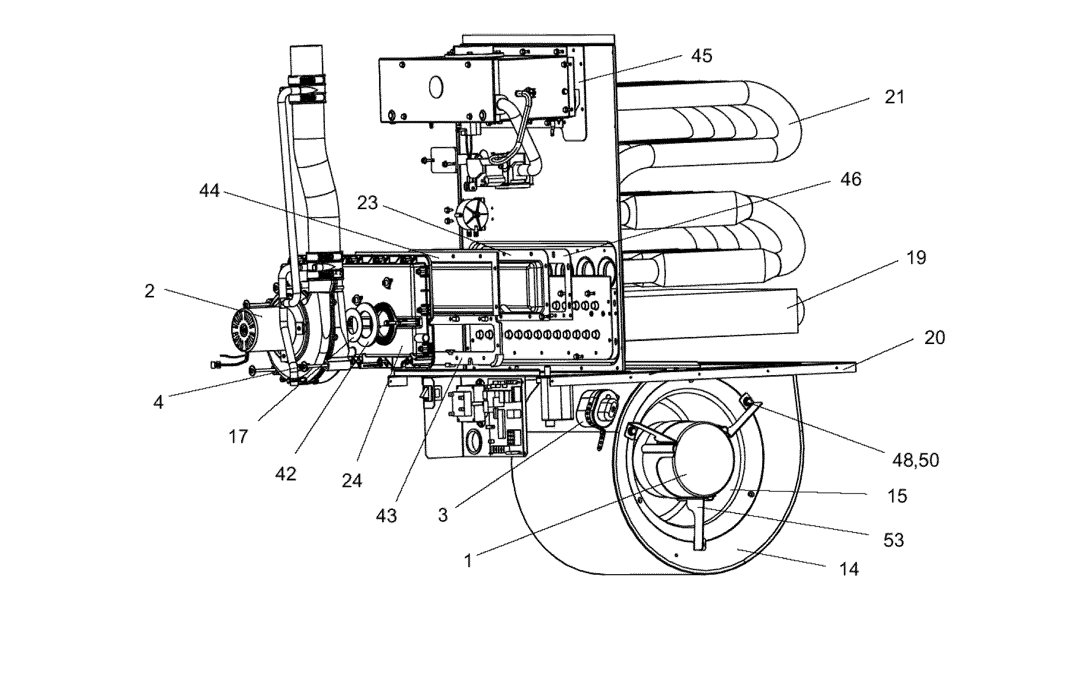 Coleman UGAD060CDA blower assy diagram
