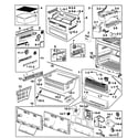 Samsung RF266AEPN/XAA-00 freezer assy diagram