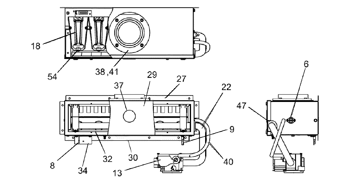 Coleman UGAD060CDB burner assy diagram