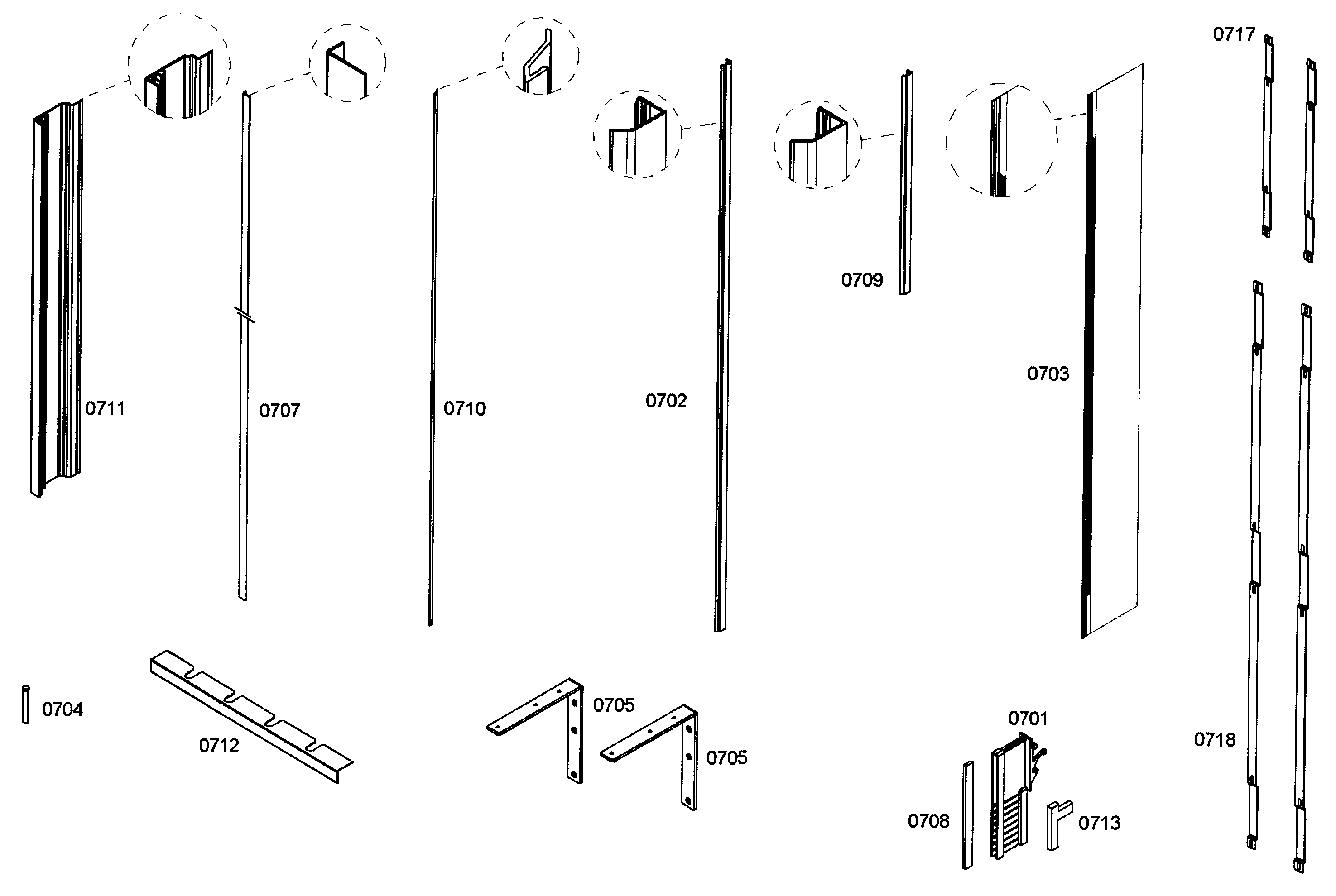 Thermador T36IT71NNP/29 trim diagram