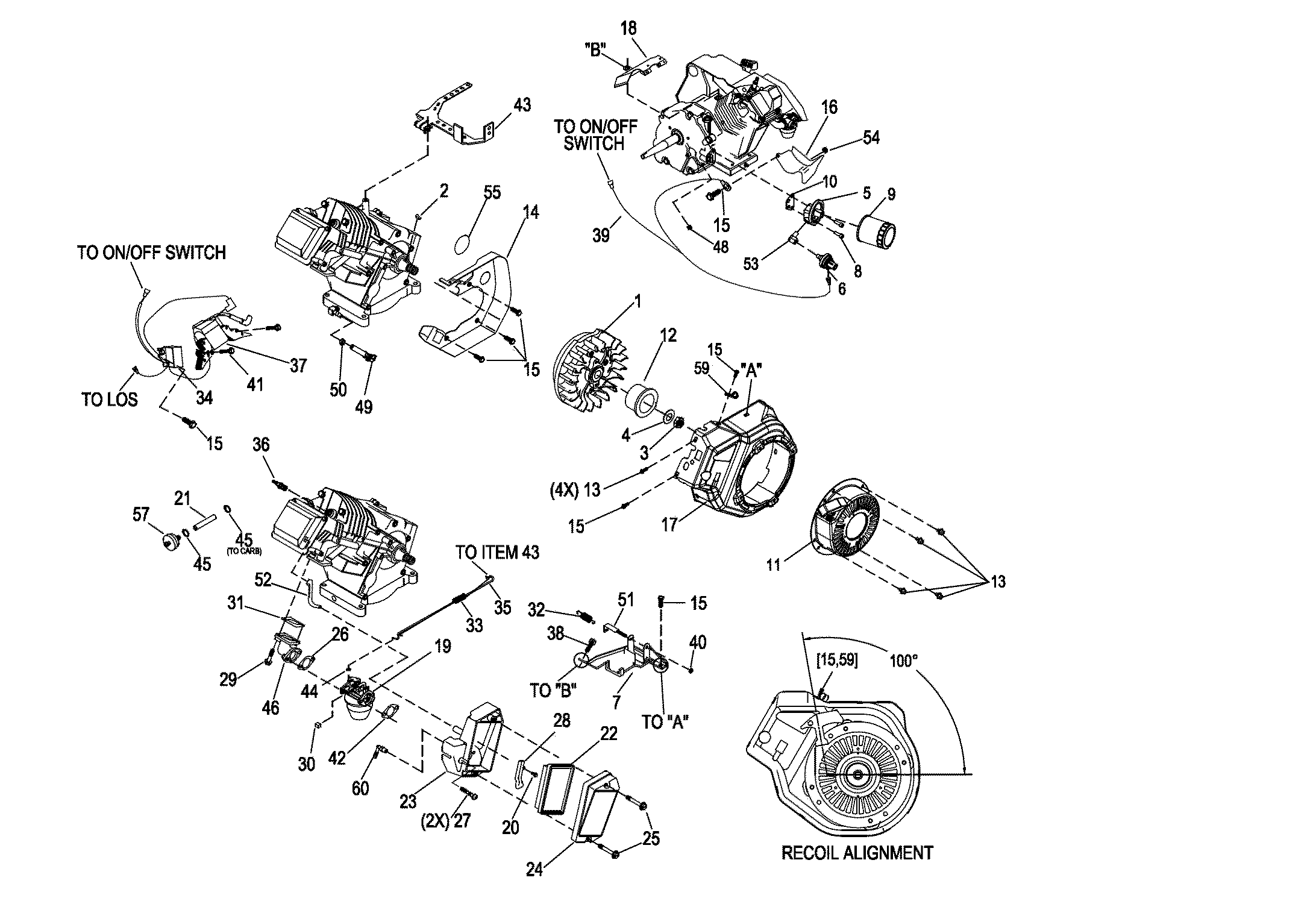 Generac 005778-2 engine trim diagram