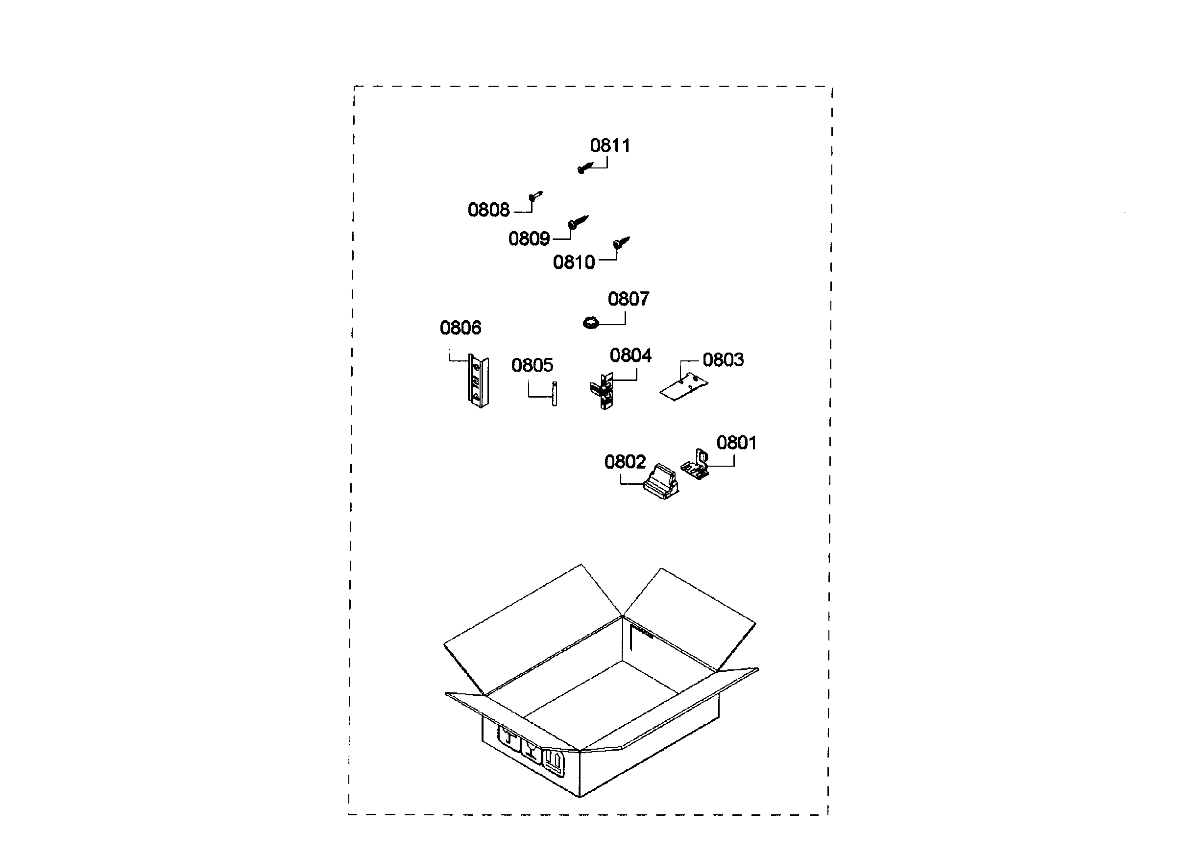 Thermador T36IT71NNP/35 accessories diagram
