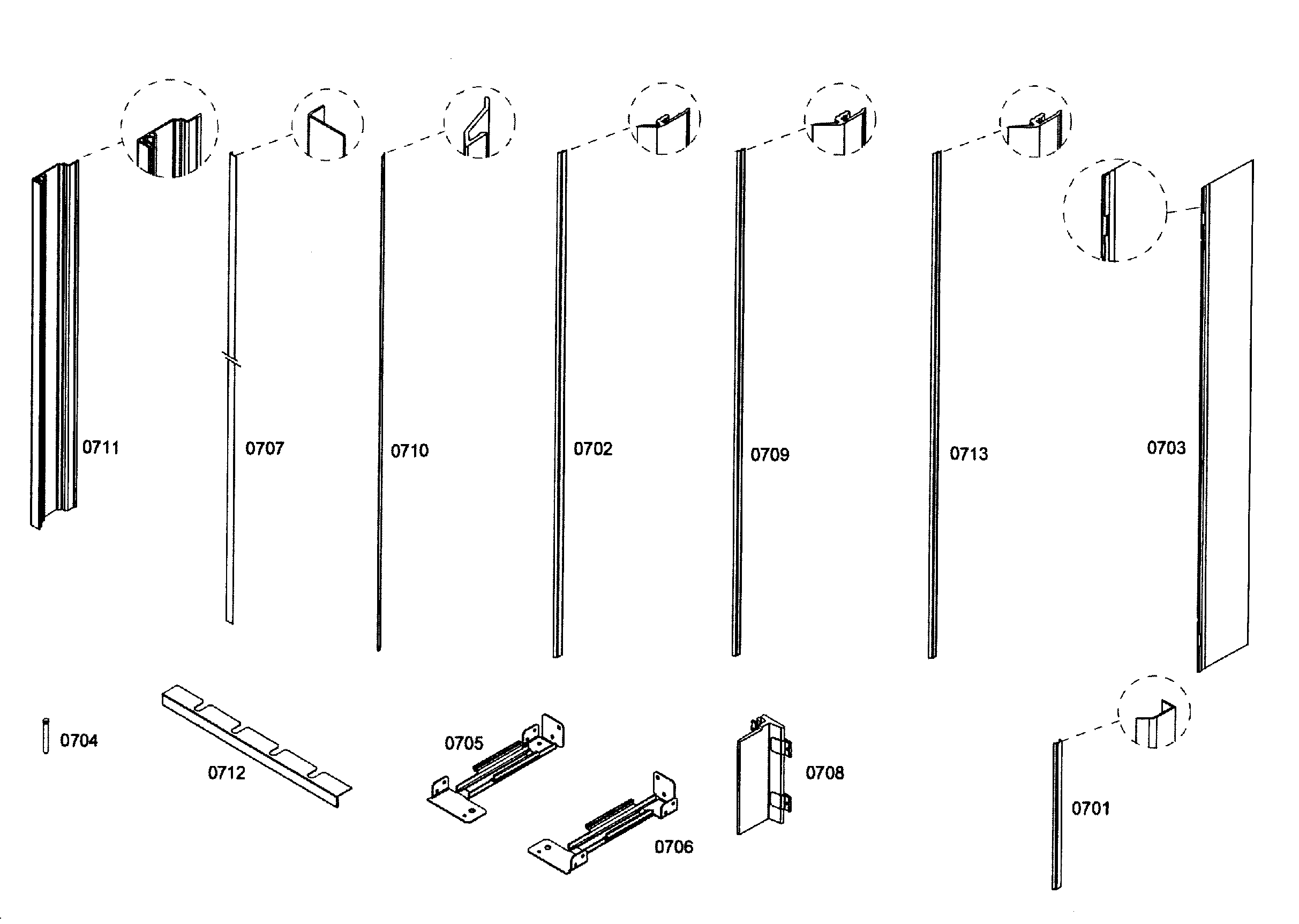 Thermador T36IT71NNP/99 trim diagram