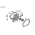 Generac LP3250-6000-0 crankcase cover diagram