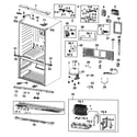 Samsung RF4287HARS/XAA-01 cabinet diagram